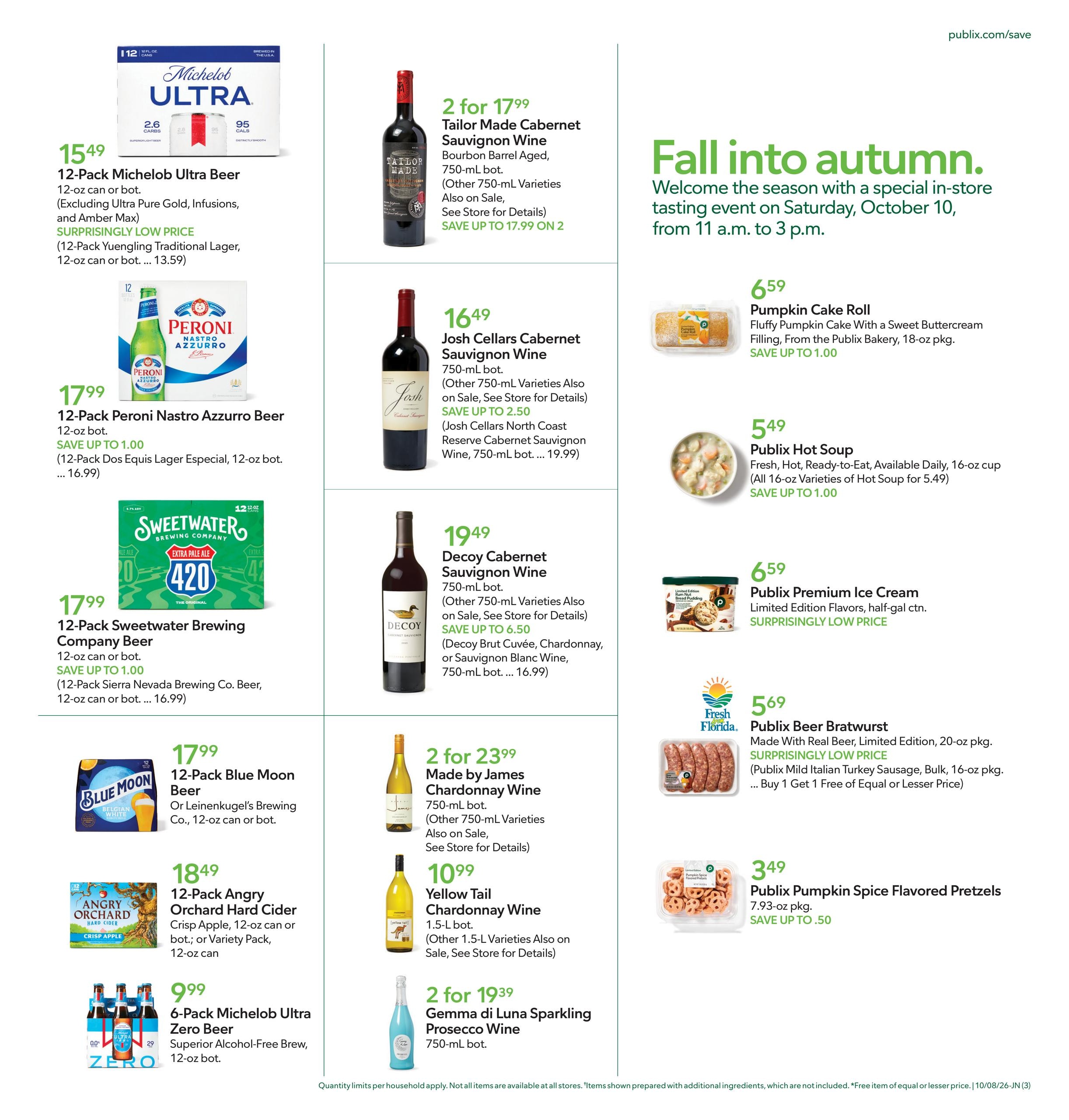 Publix (Mc Intosh-Mobile Area, AL) Weekly Ad October 7 - 13, 2026