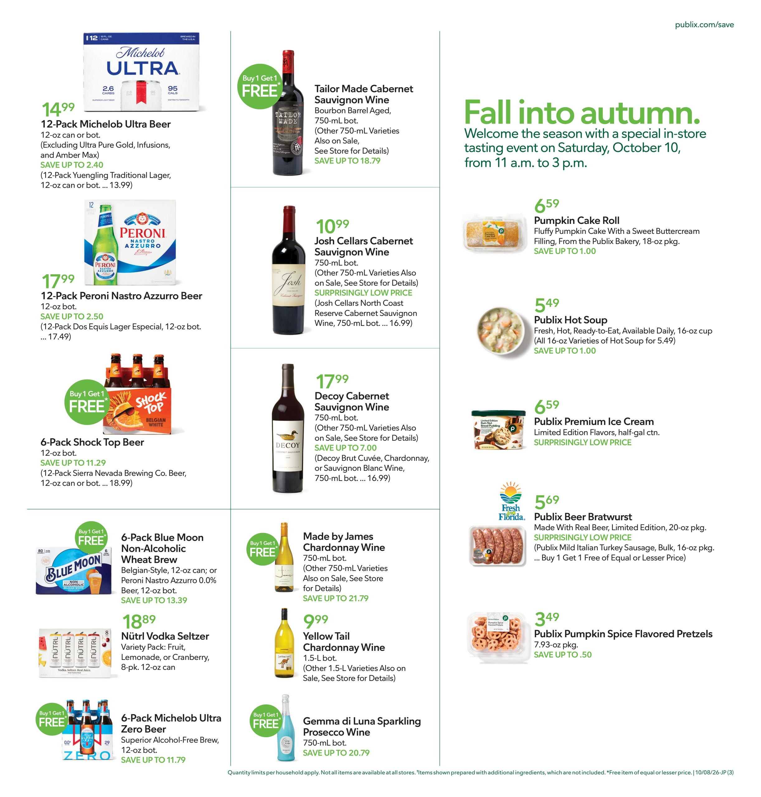 Publix (Brewton Area, AL) Weekly Ad October 7 - 13, 2026