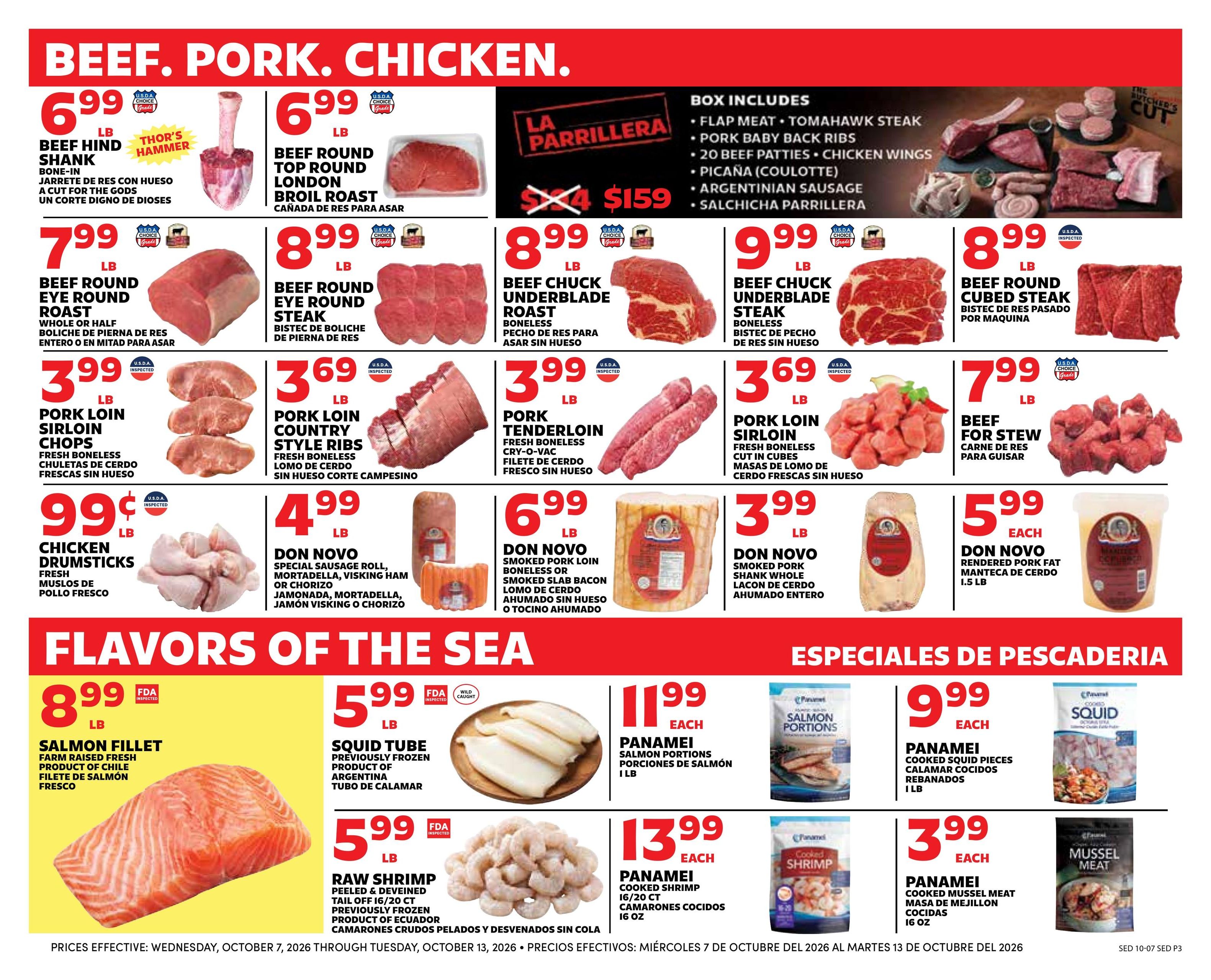 Sedano's (Orlando Area, FL) Weekly Ad October 7 - 13, 2026