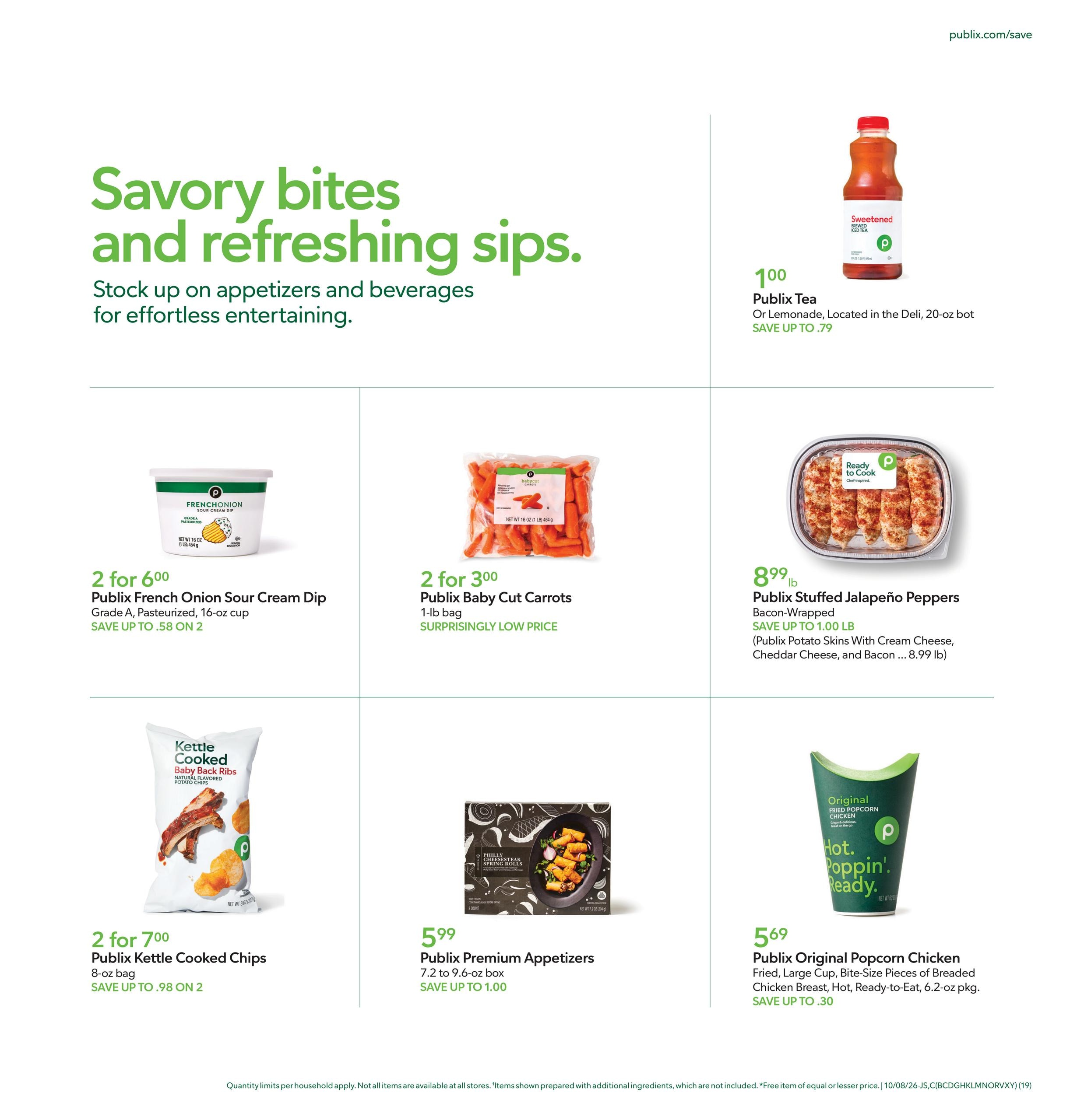 Publix (Columbia Area, SC) Weekly Ad October 7 - 13, 2026
