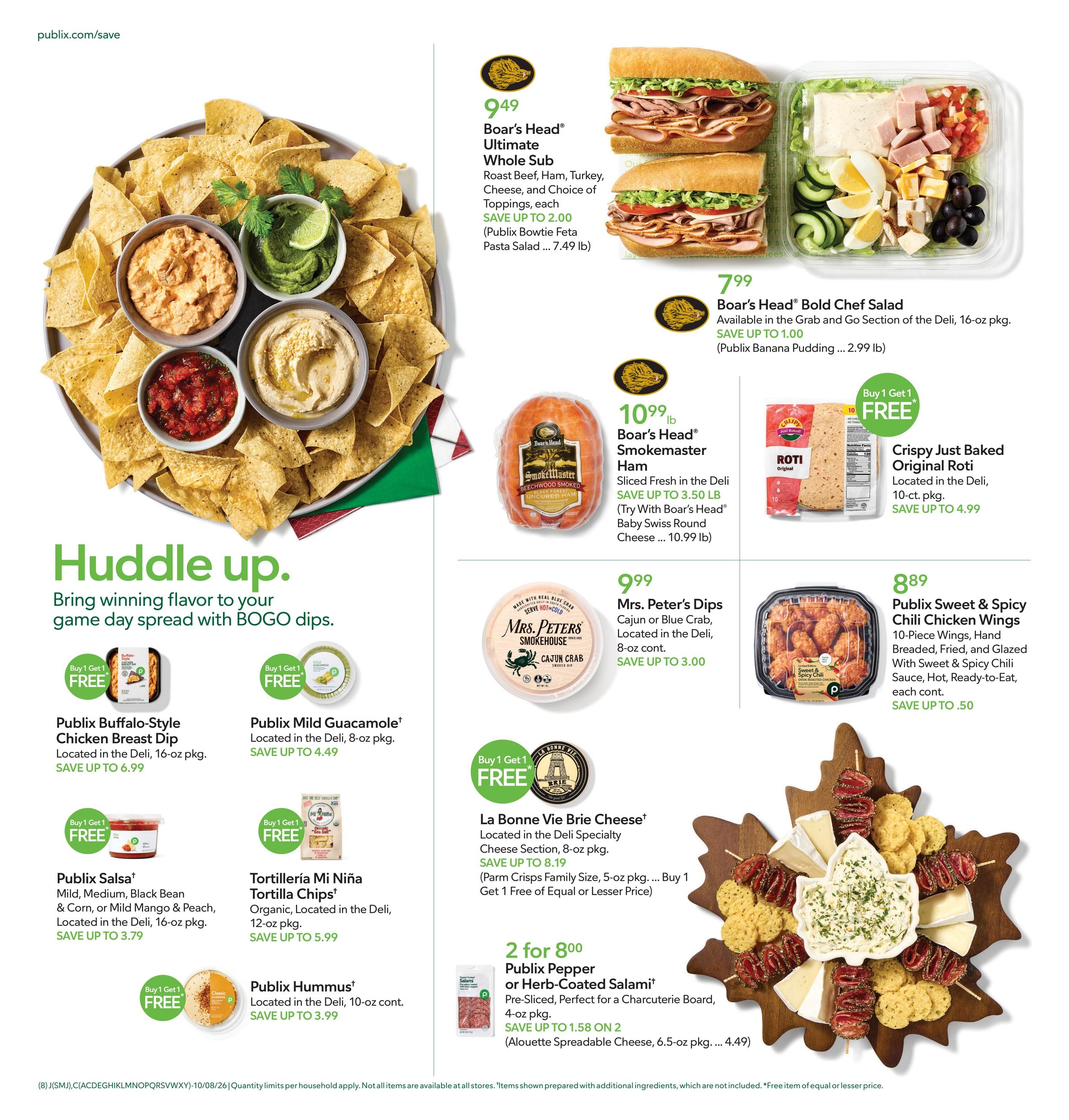 Publix (Columbia Area, SC) Weekly Ad October 7 - 13, 2026
