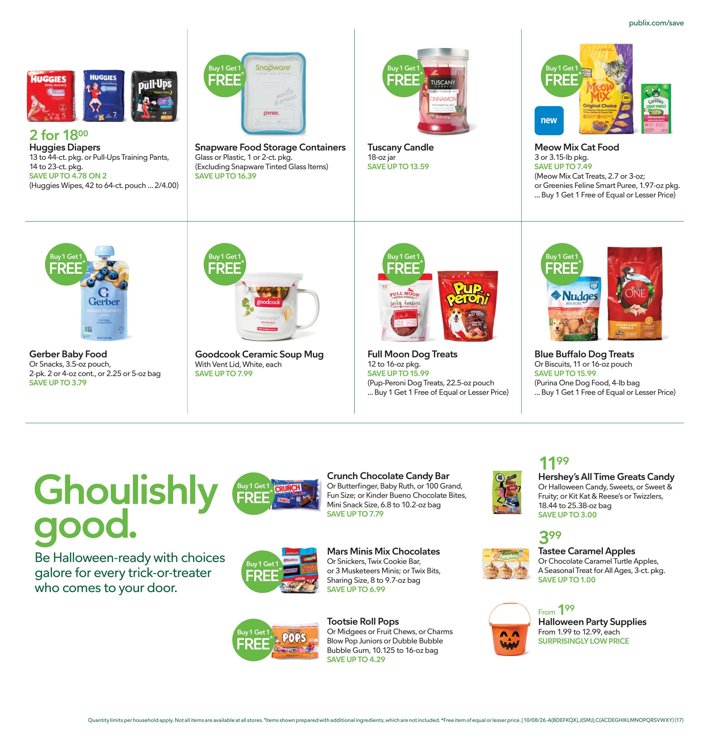 Publix (Jonesborough Area, TN) Weekly Ad October 7 - 13, 2026