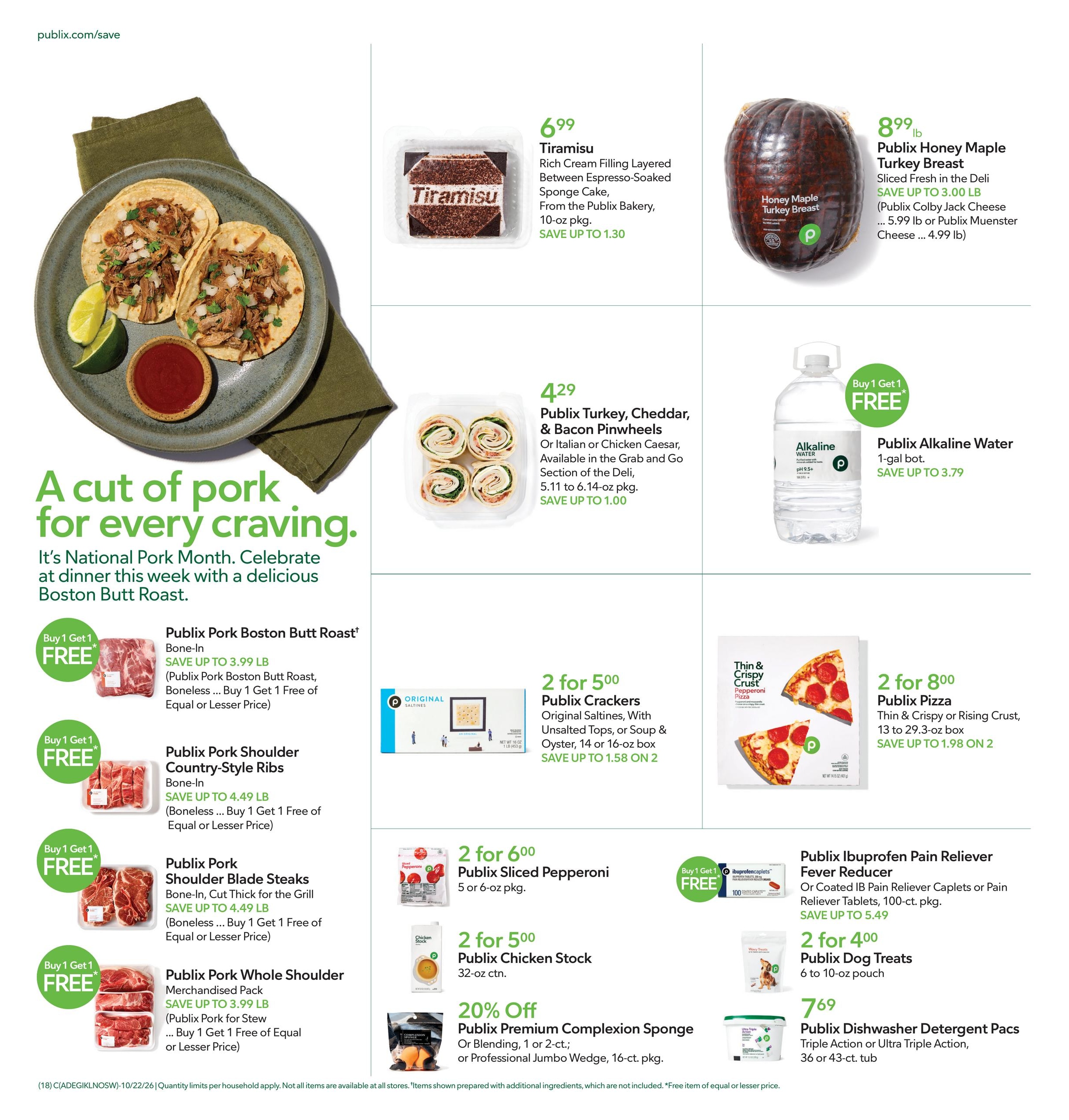Publix (Jonesborough Area, TN) Weekly Ad October 7 - 13, 2026