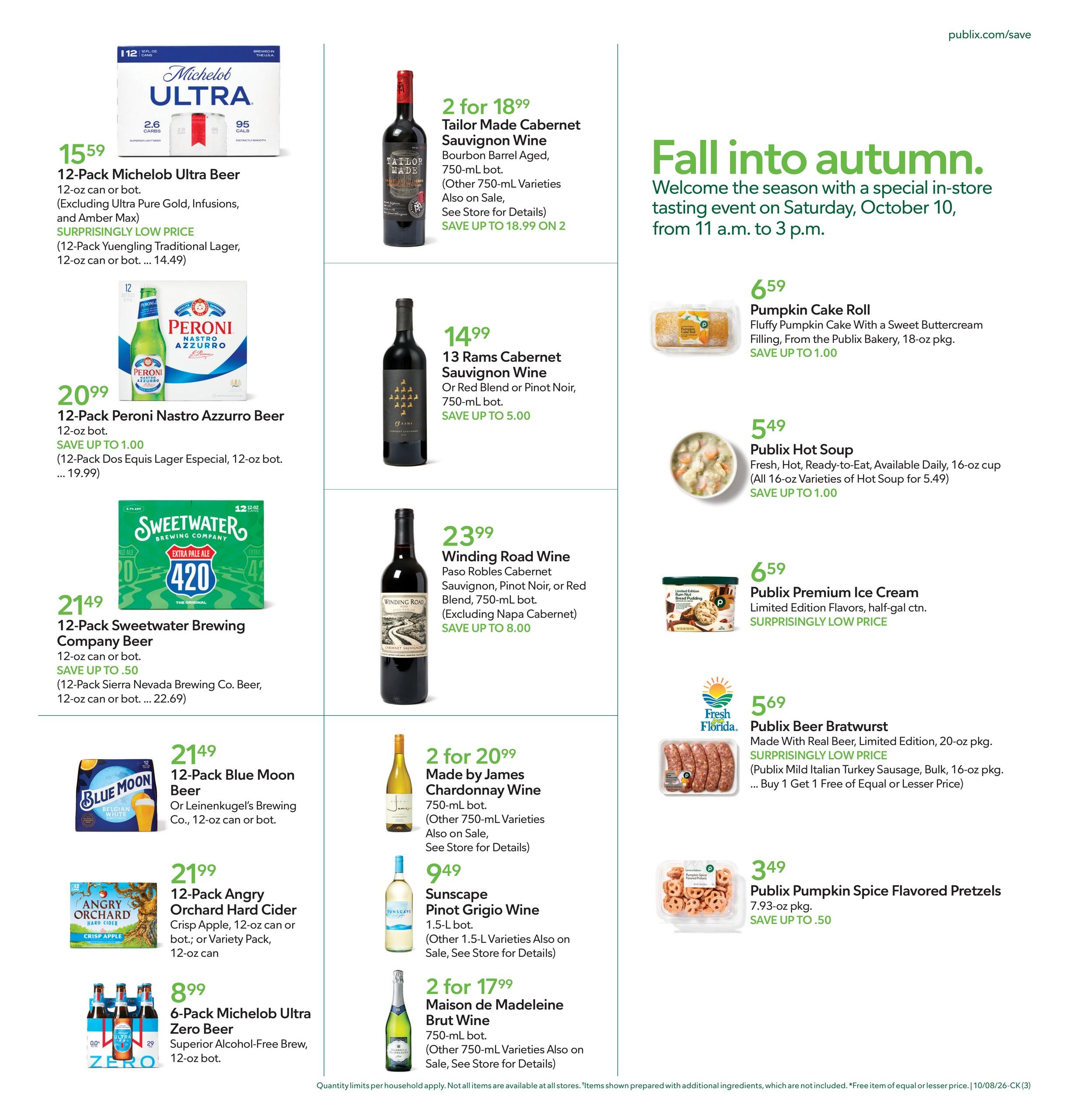 Publix (Jonesborough Area, TN) Weekly Ad October 7 - 13, 2026