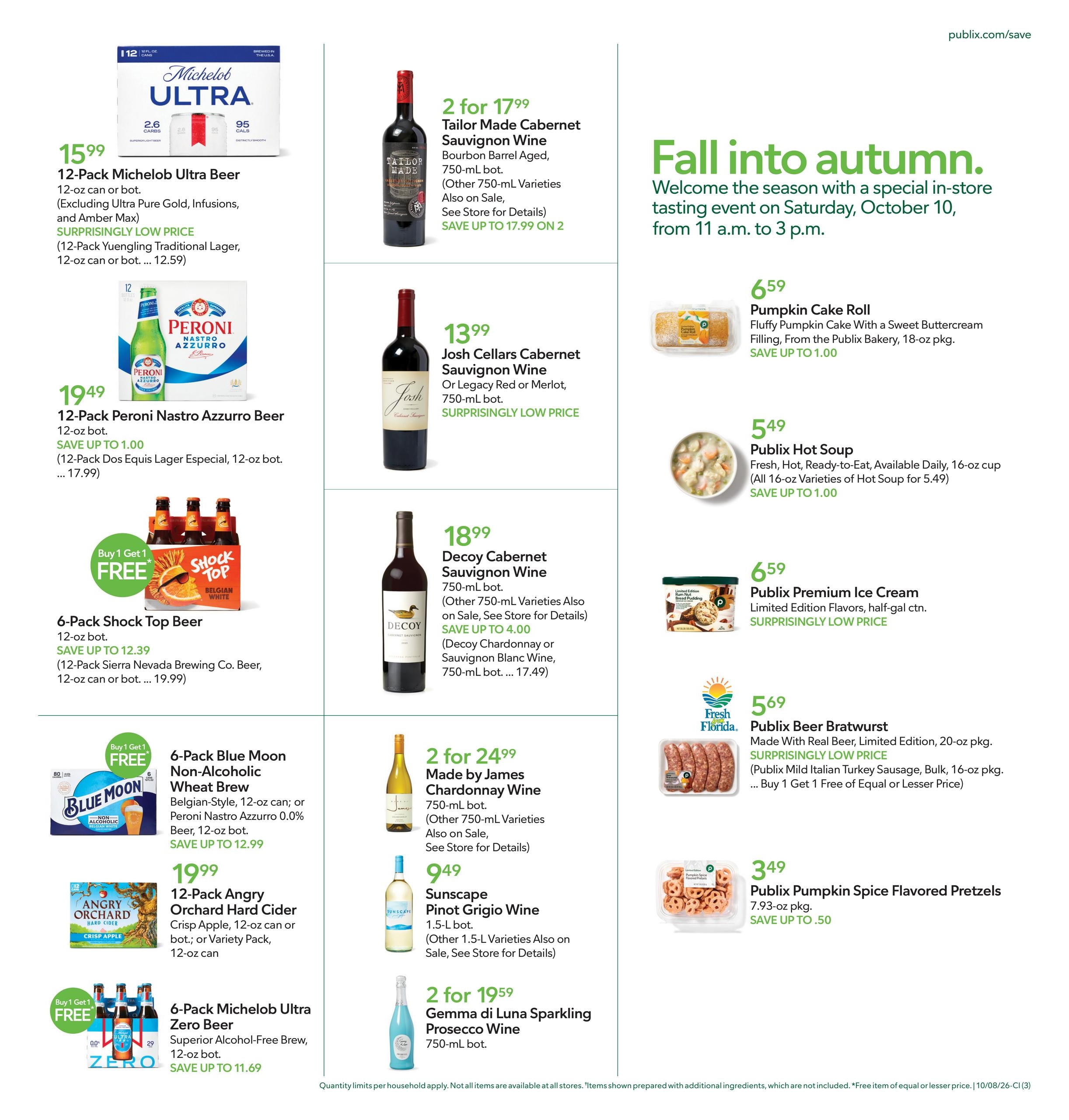 Publix (Bostic Area, NC) Weekly Ad October 7 - 13, 2026