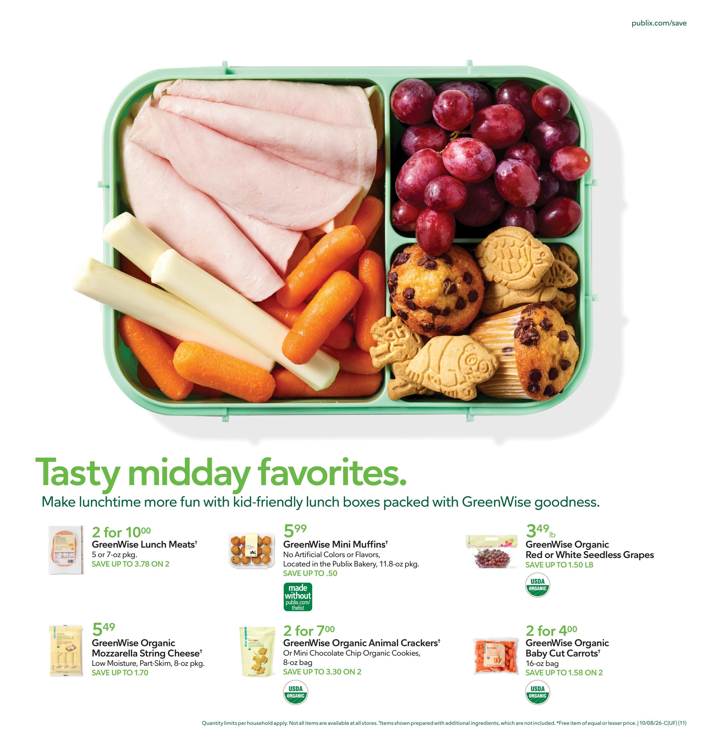 Publix (Wilmington Area, NC) Weekly Ad October 7 - 13, 2026