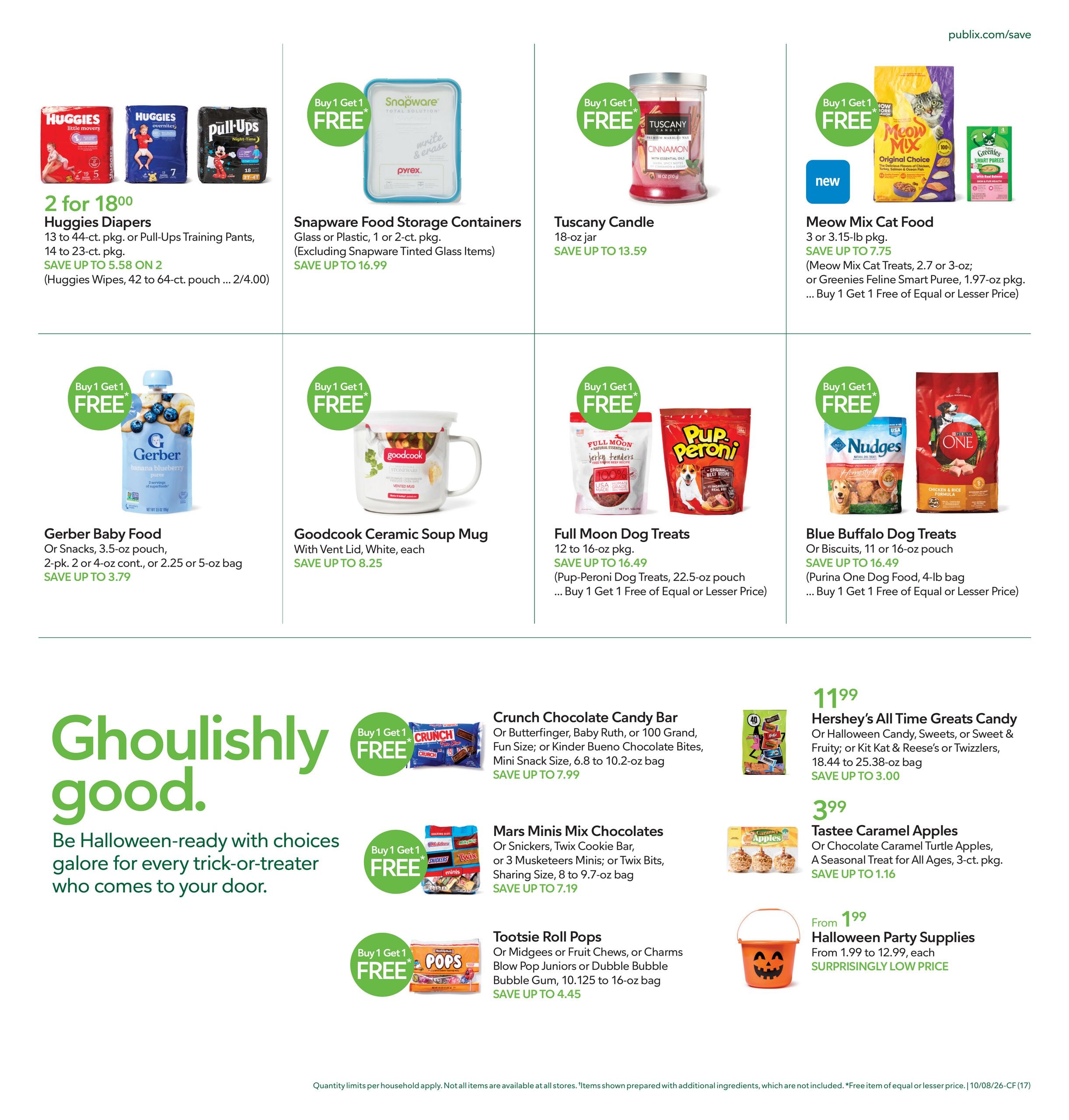 Publix (Wilmington Area, NC) Weekly Ad October 7 - 13, 2026