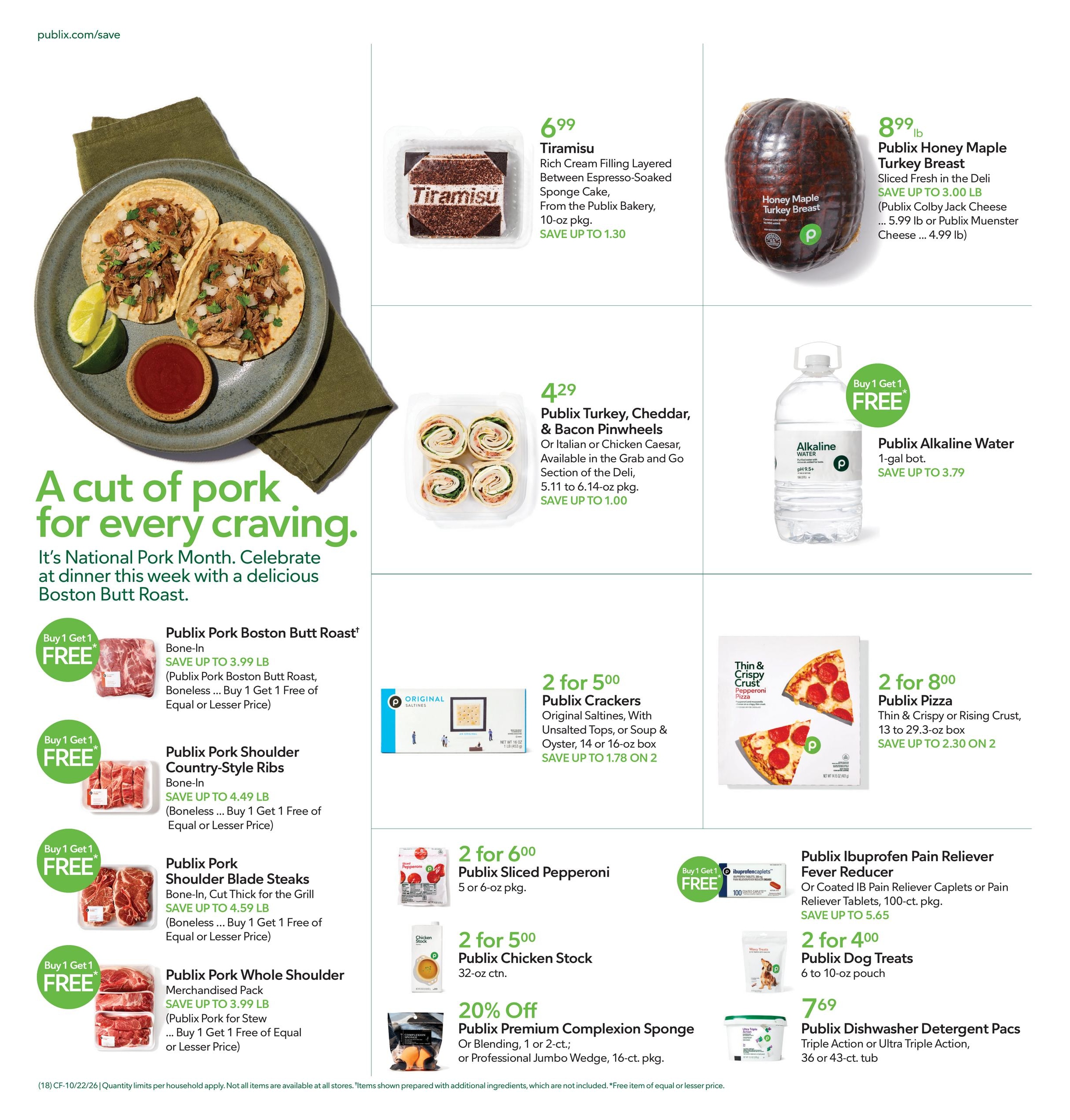 Publix (Wilmington Area, NC) Weekly Ad October 7 - 13, 2026