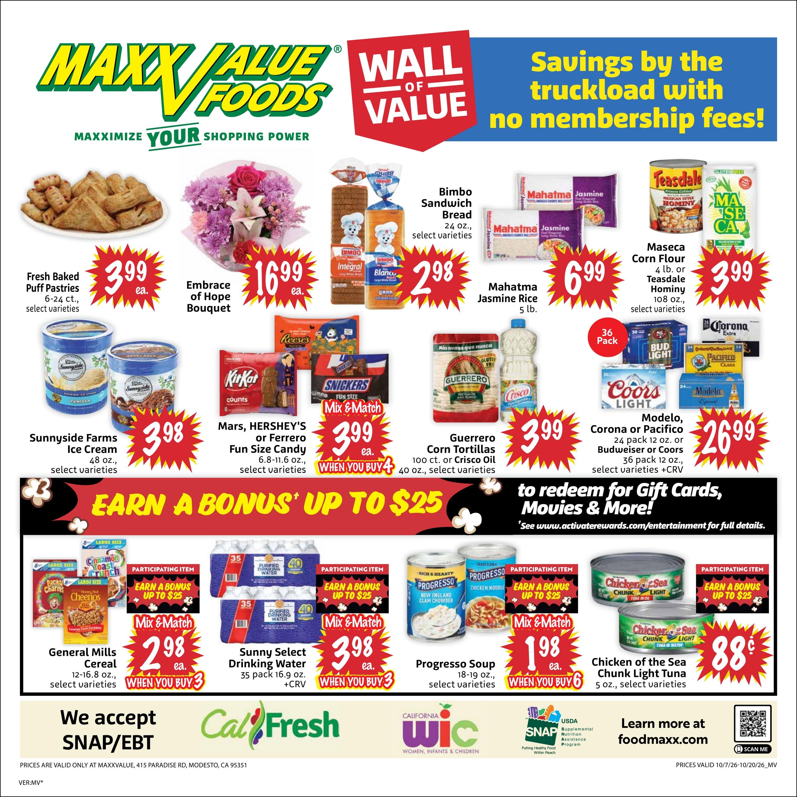 FoodMaxx (Pomona Area, CA) Weekly Ad October 7 - 20, 2026