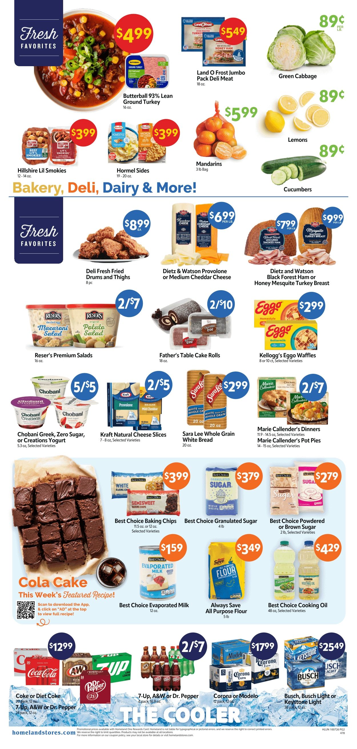 Homeland Stores (Justin, TX) Weekly Ad October 7 - 13, 2026