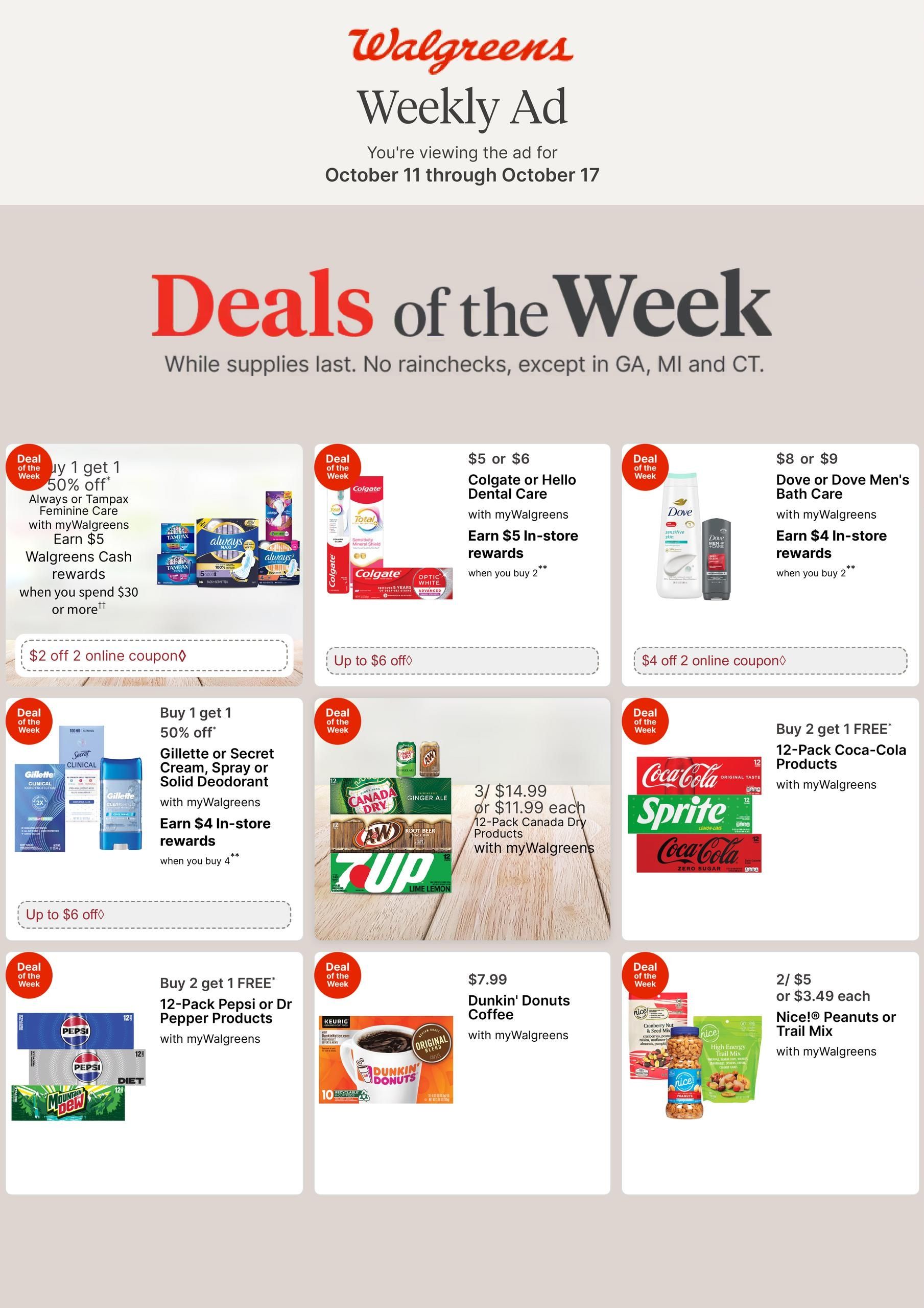 Walgreens (Boardman Area, OR) Weekly Ad October 11 - 17, 2026