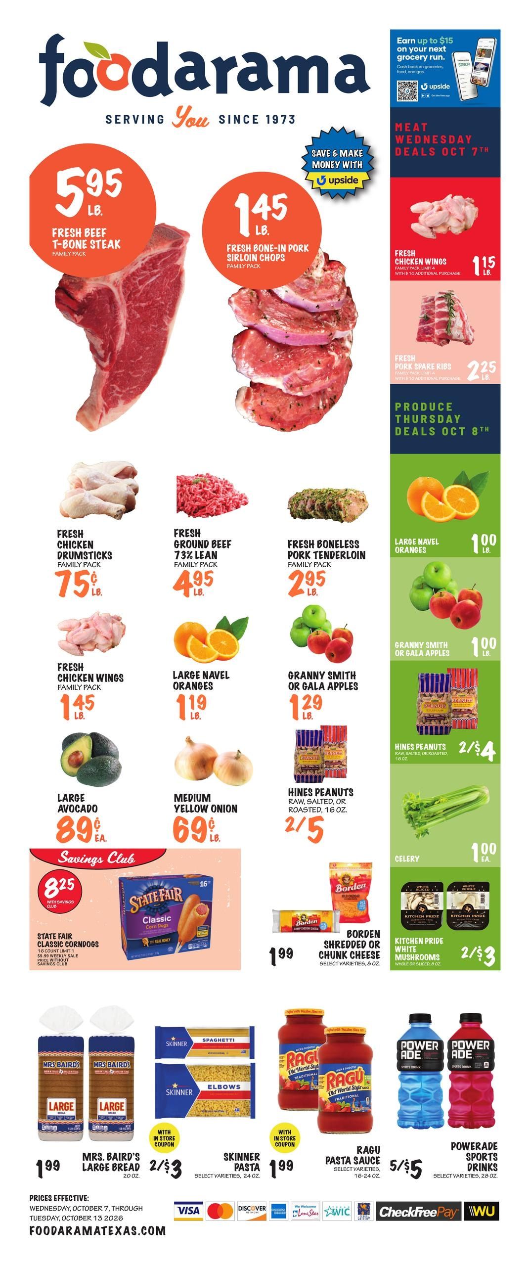 Foodarama Weekly Ad October 7 - 13, 2026