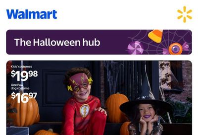Walmart Halloween Hub Flyer October 1 to 31