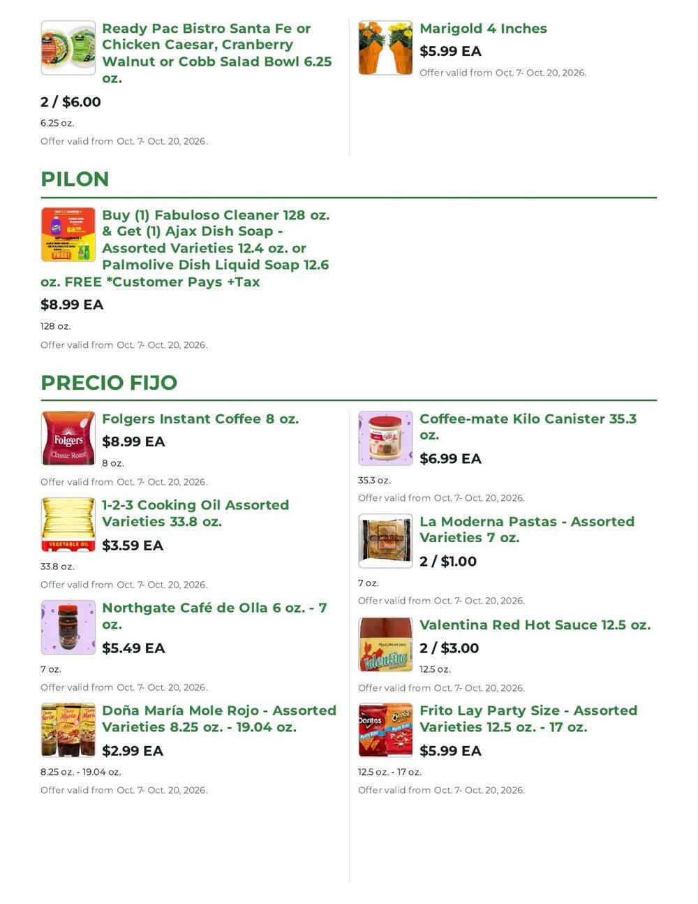 Northgate Market Weekly Ad October 7 - 20, 2026
