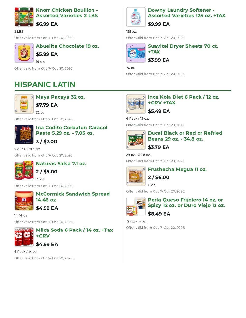 Northgate Market Weekly Ad October 7 - 20, 2026