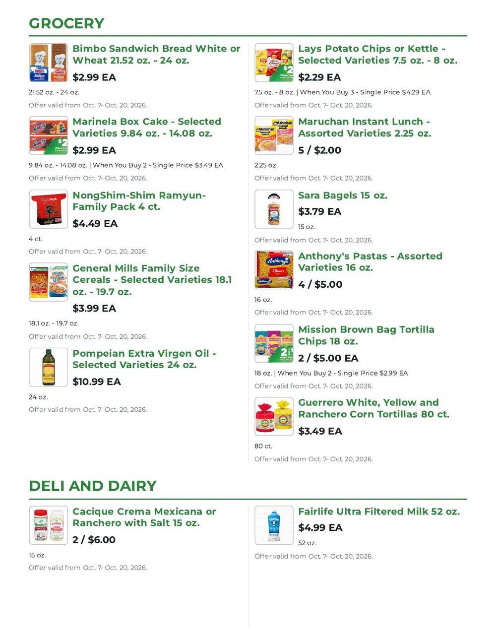 Northgate Market Weekly Ad October 7 - 20, 2026