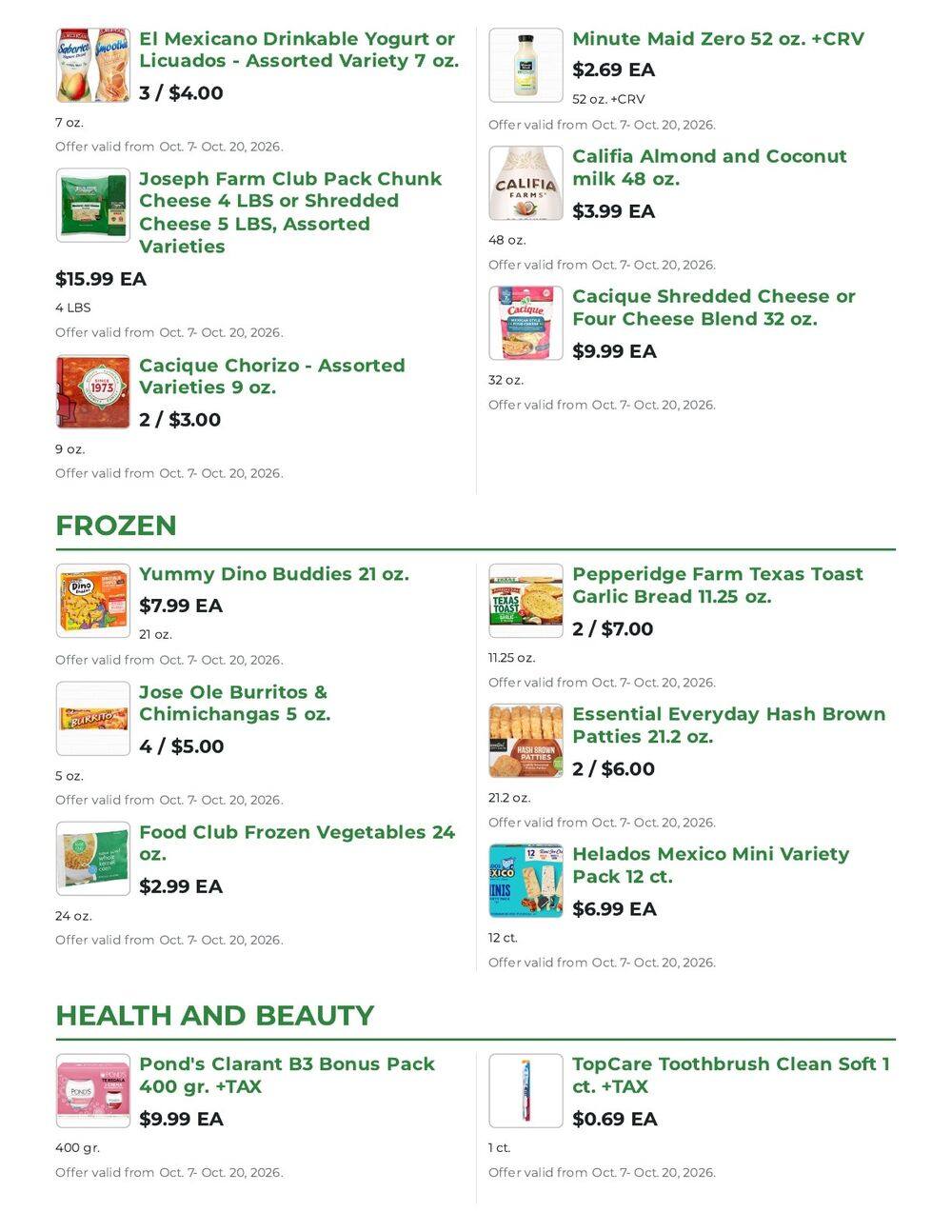Northgate Market Weekly Ad October 7 - 20, 2026