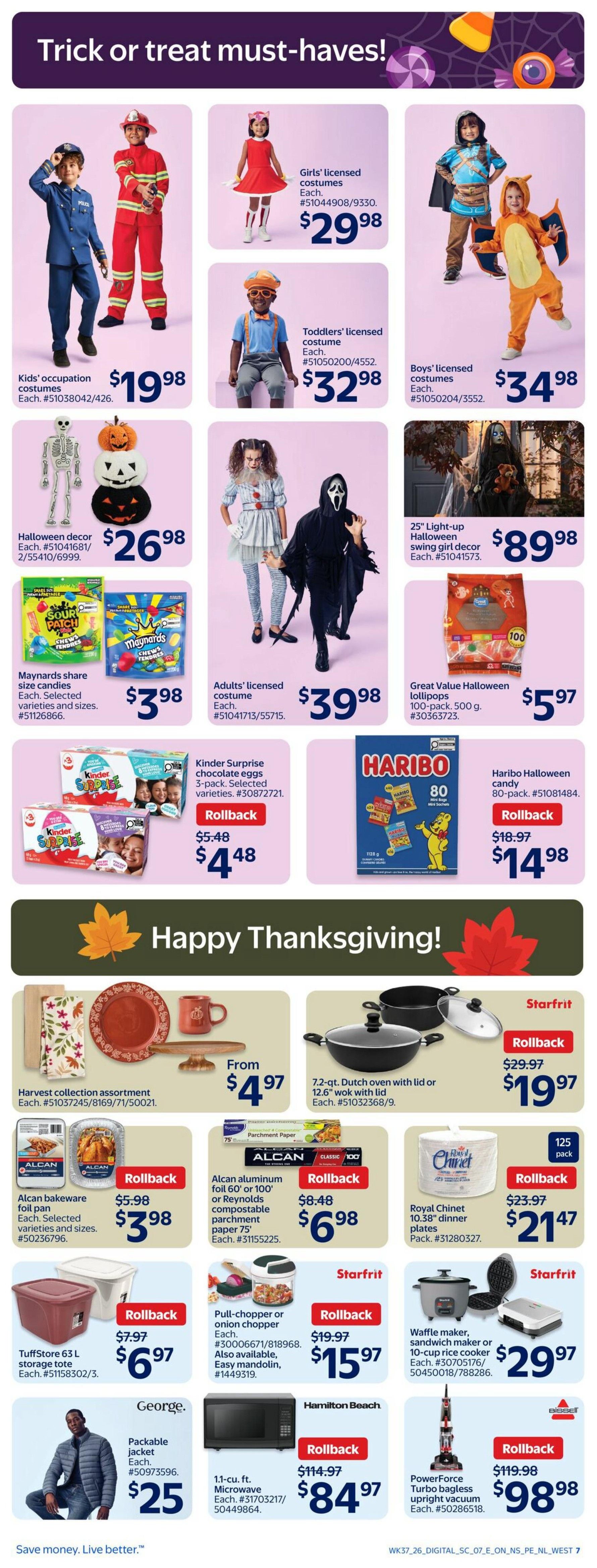Walmart (Atlantic) Flyer October 8 to 14