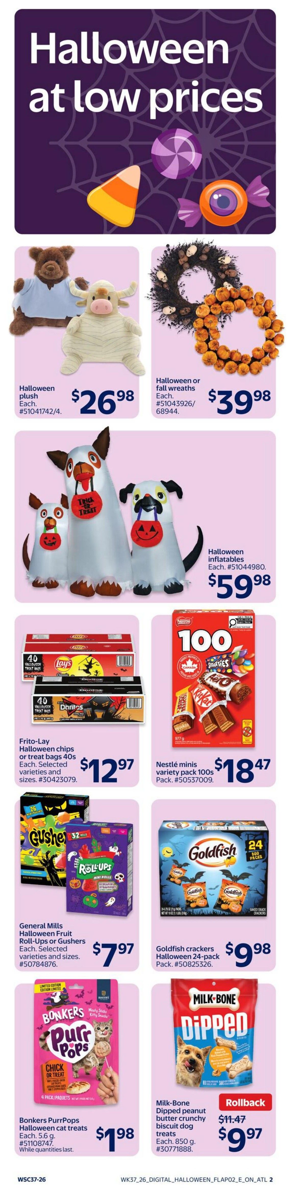 Walmart (Atlantic) Flyer October 8 to 14