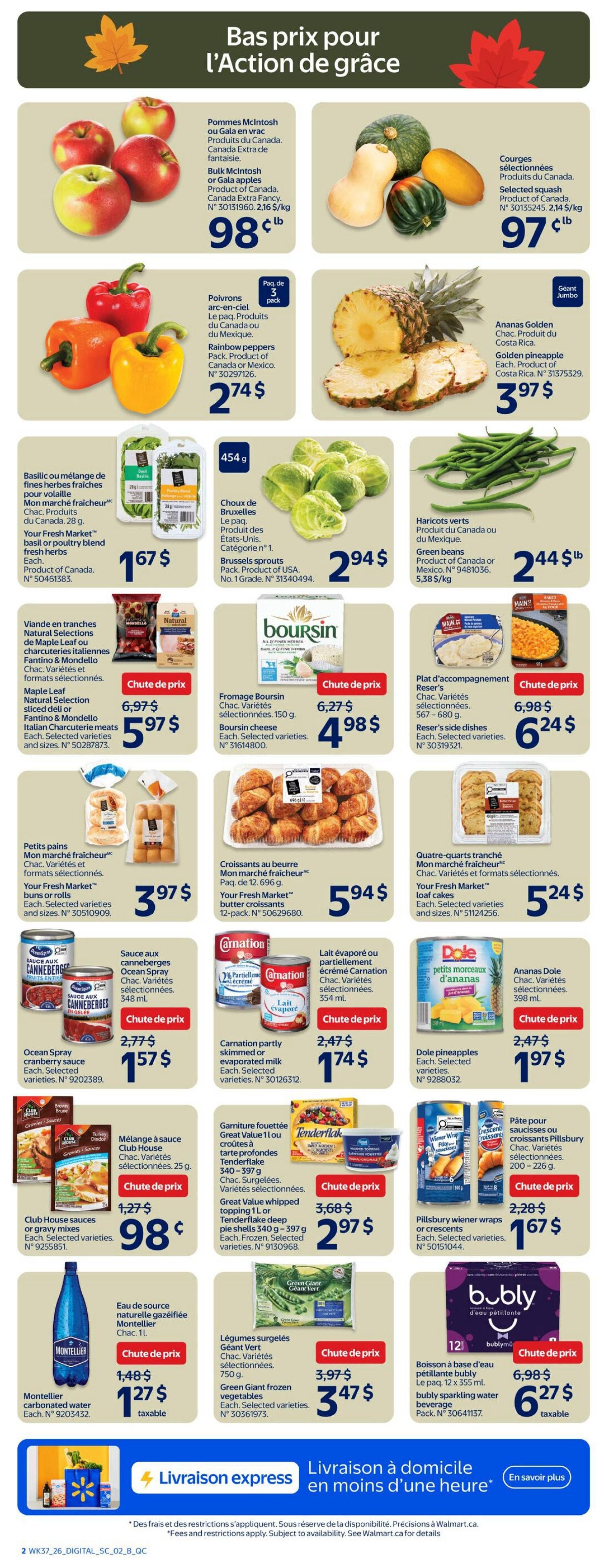 Walmart (QC) Flyer October 8 to 14