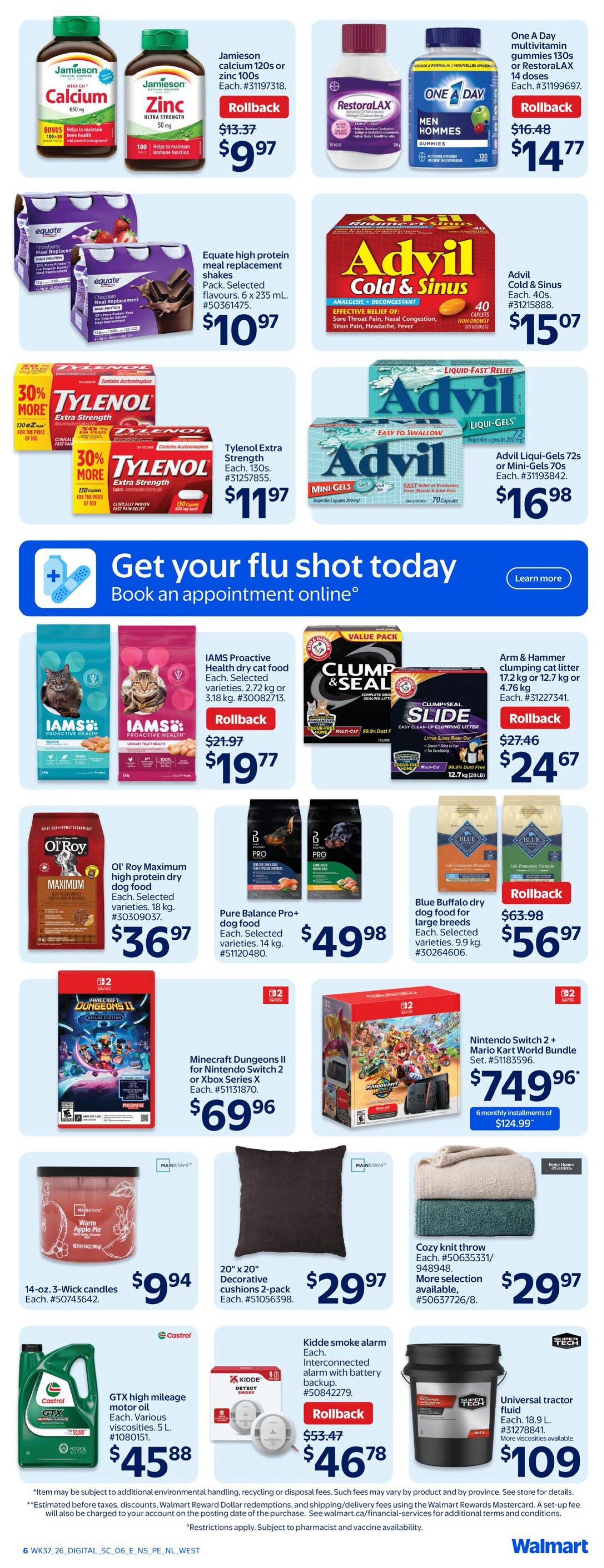 Walmart (West) Flyer October 8 to 14