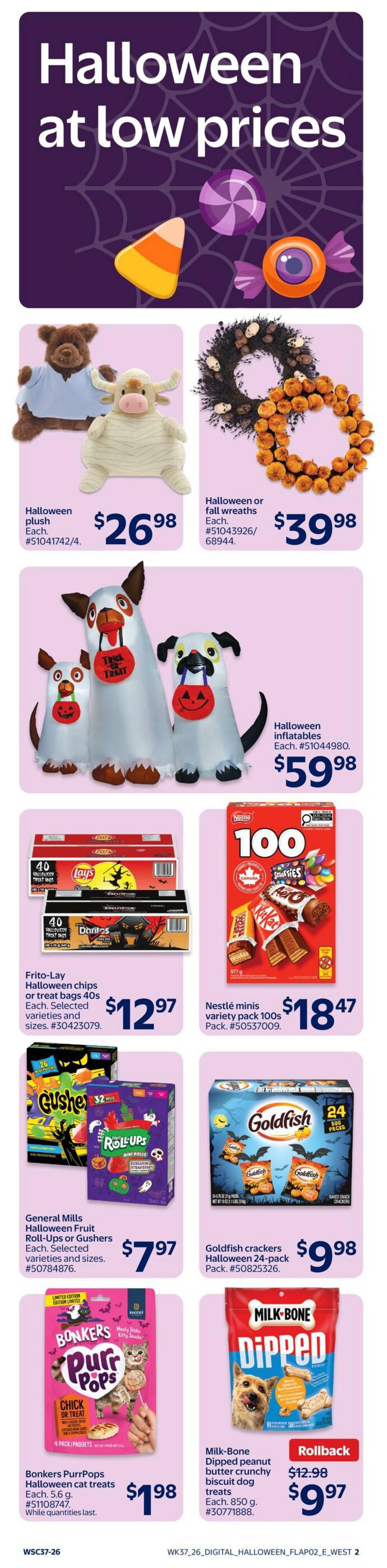 Walmart (West) Flyer October 8 to 14