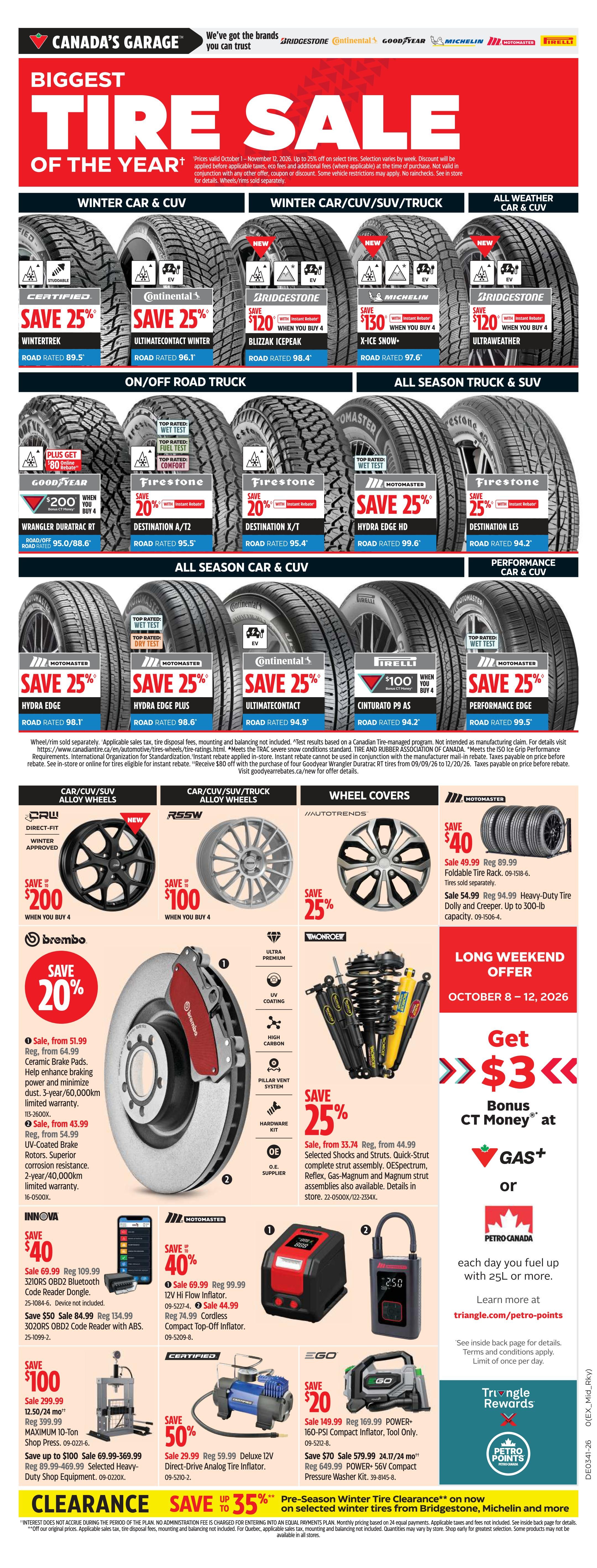 Canadian Tire (West) Flyer October 9 to 15
