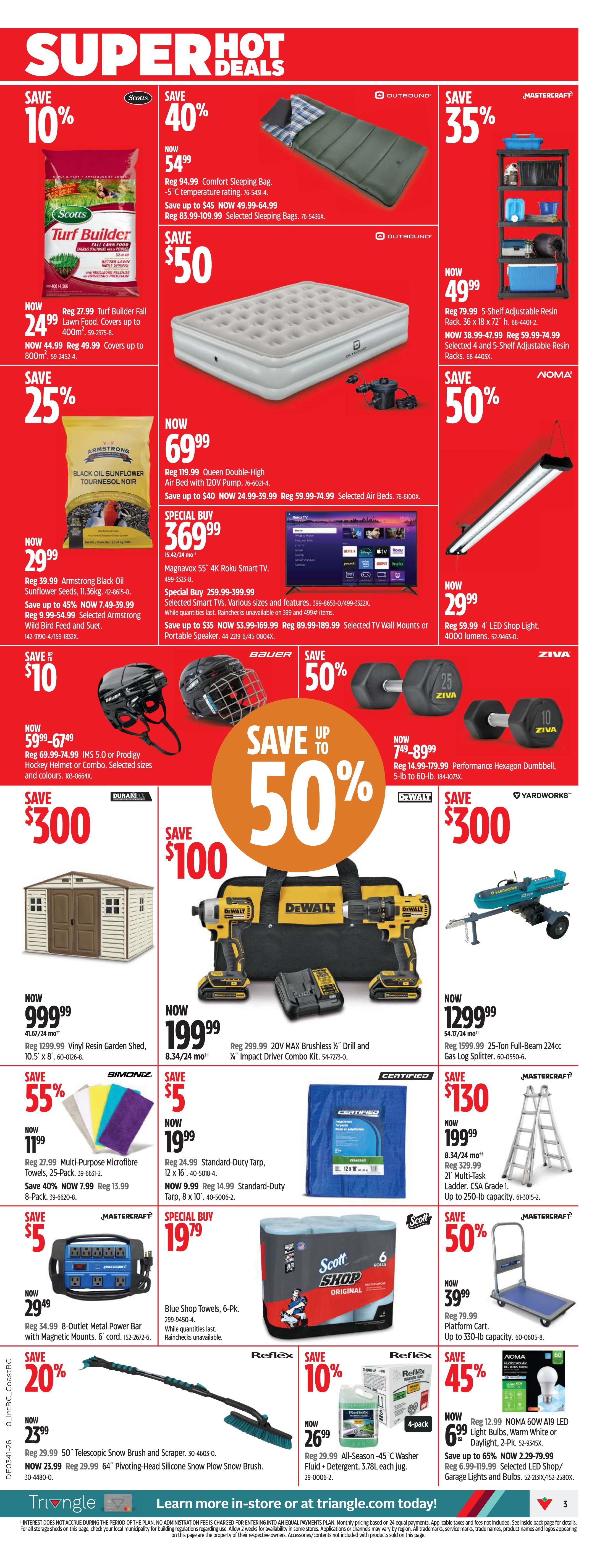 Canadian Tire (West) Flyer October 9 to 15