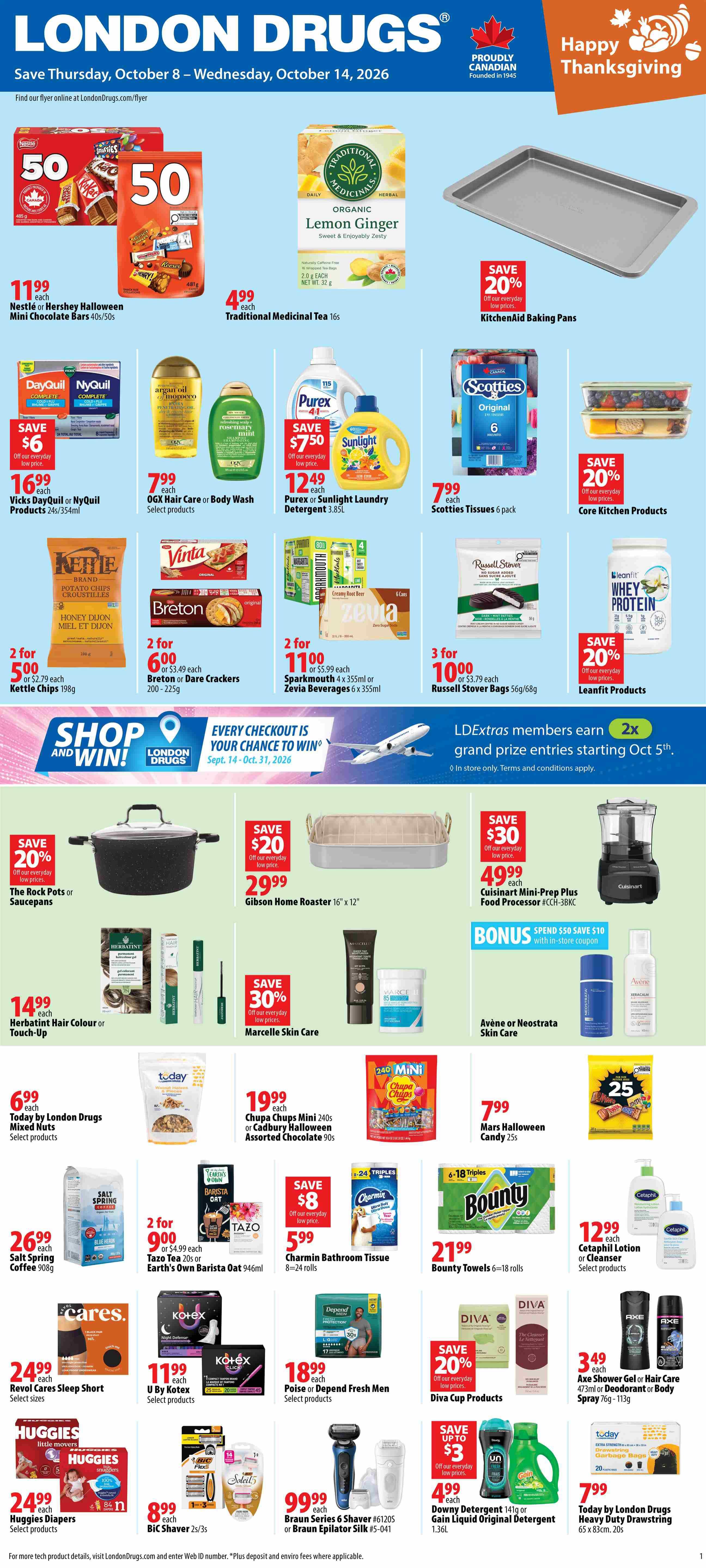 London Drugs Weekly Flyer October 8 to 14
