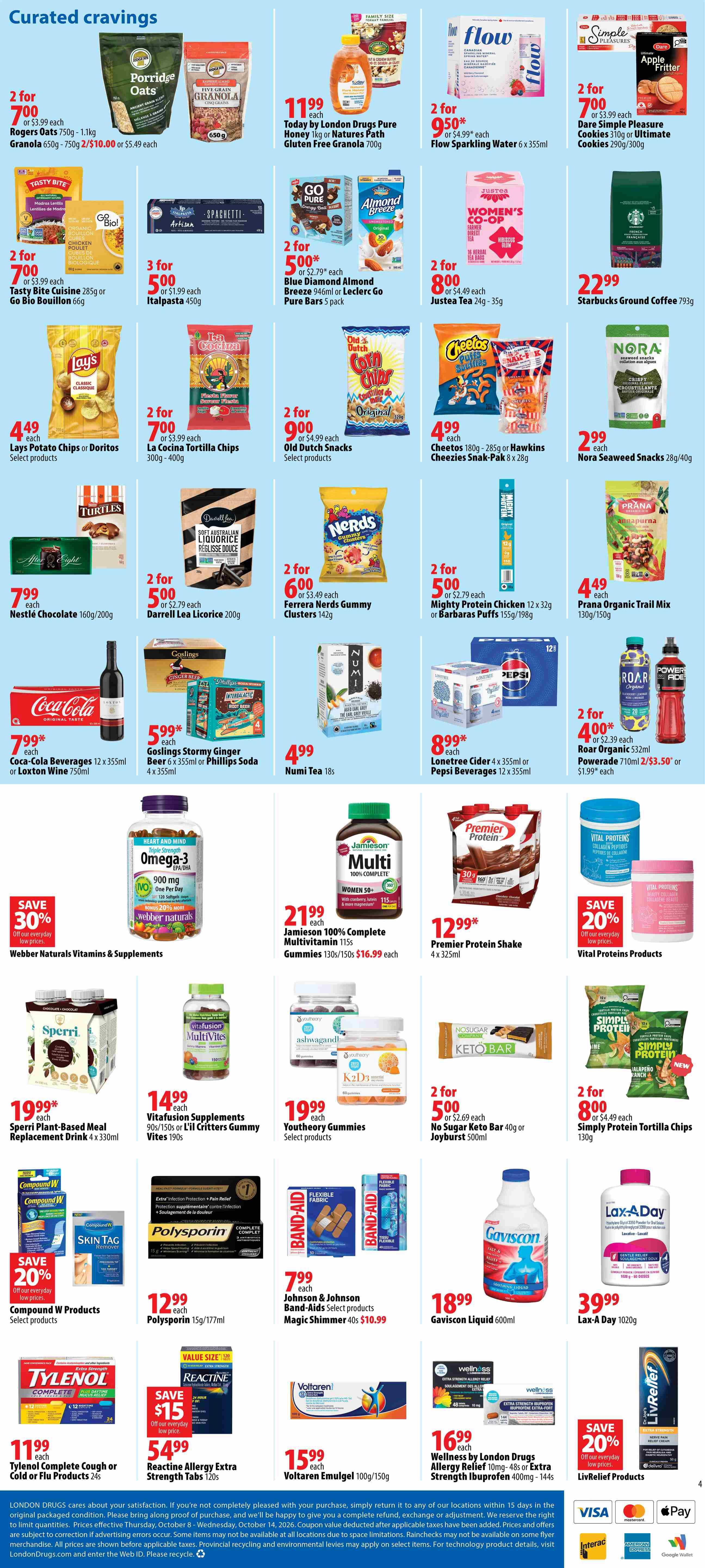 London Drugs Weekly Flyer October 8 to 14