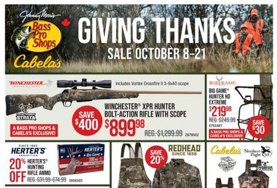 Bass Pro Shops Flyer October 8 to 21