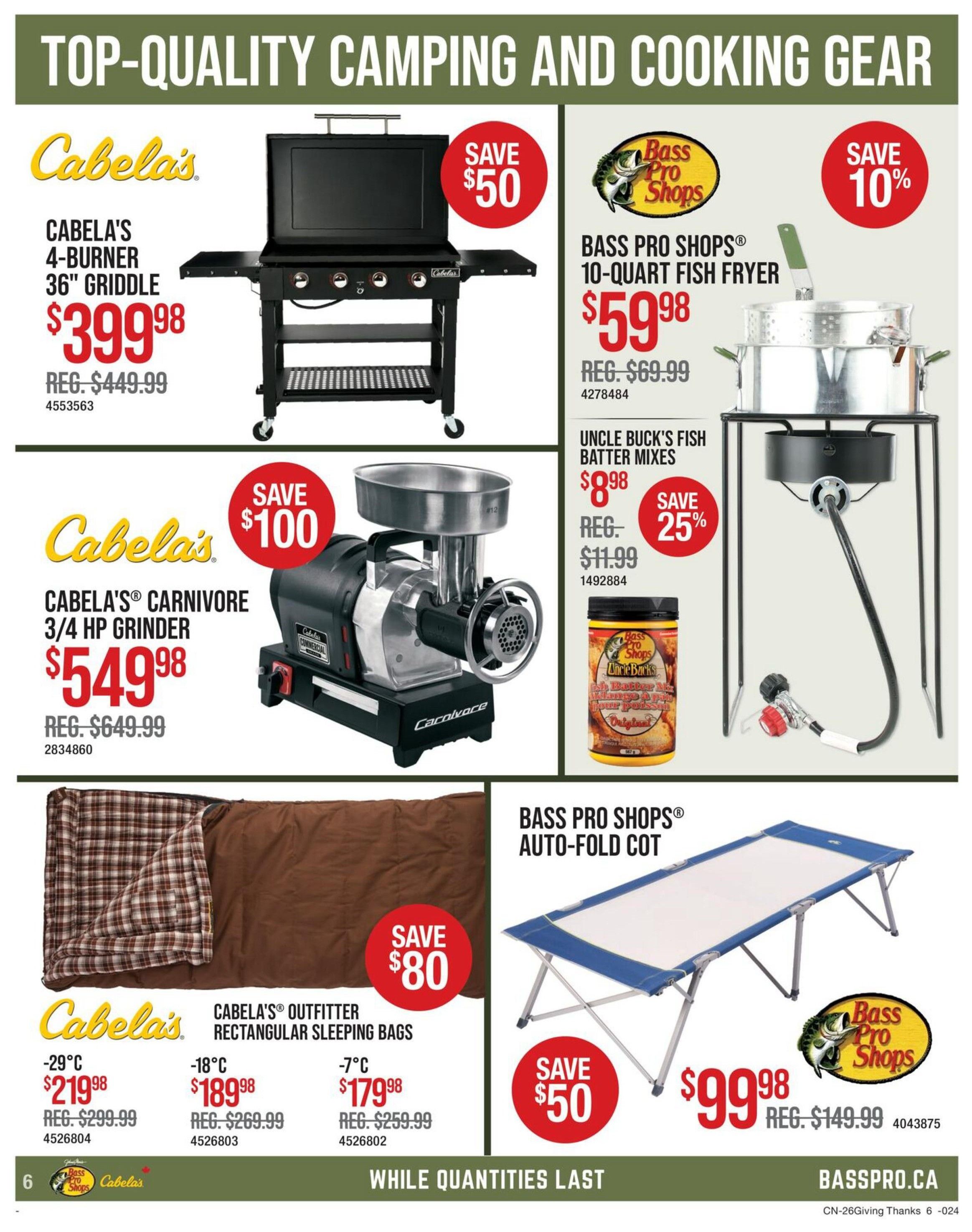 Bass Pro Shops Flyer October 8 to 21