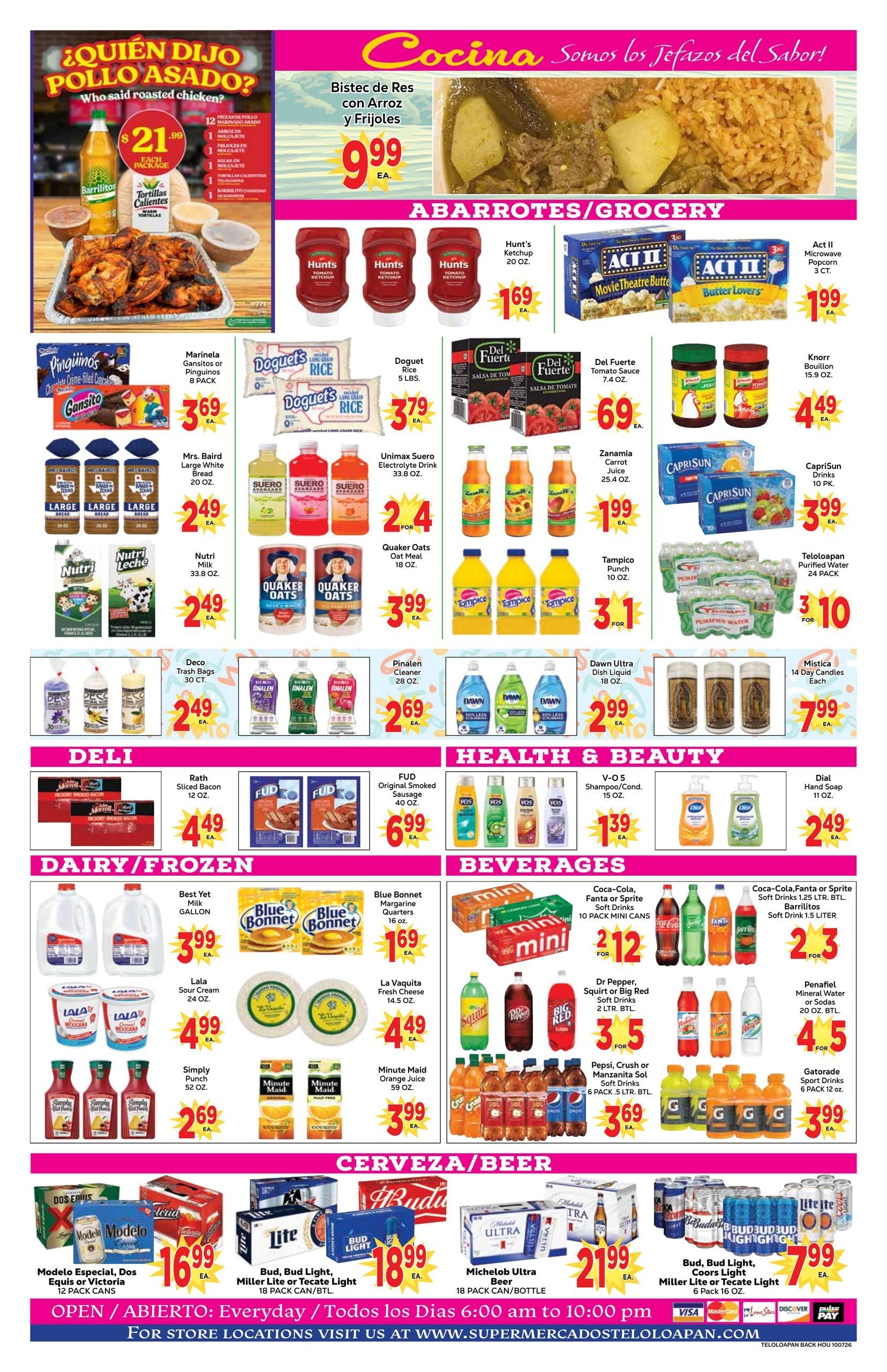 Supermercados Teloloapan Weekly Ad October 7 - 20, 2026
