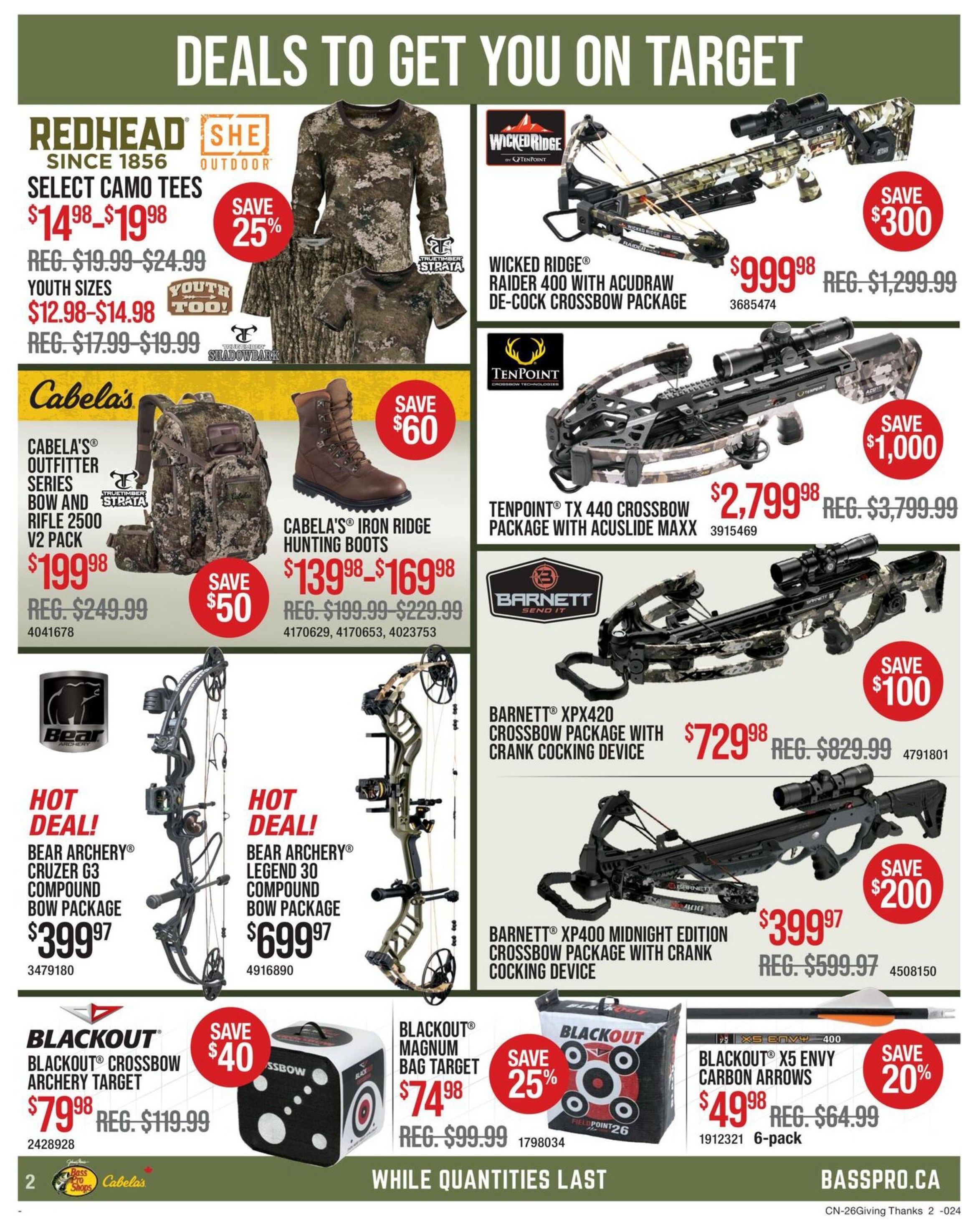Cabela's Flyer October 8 to 21