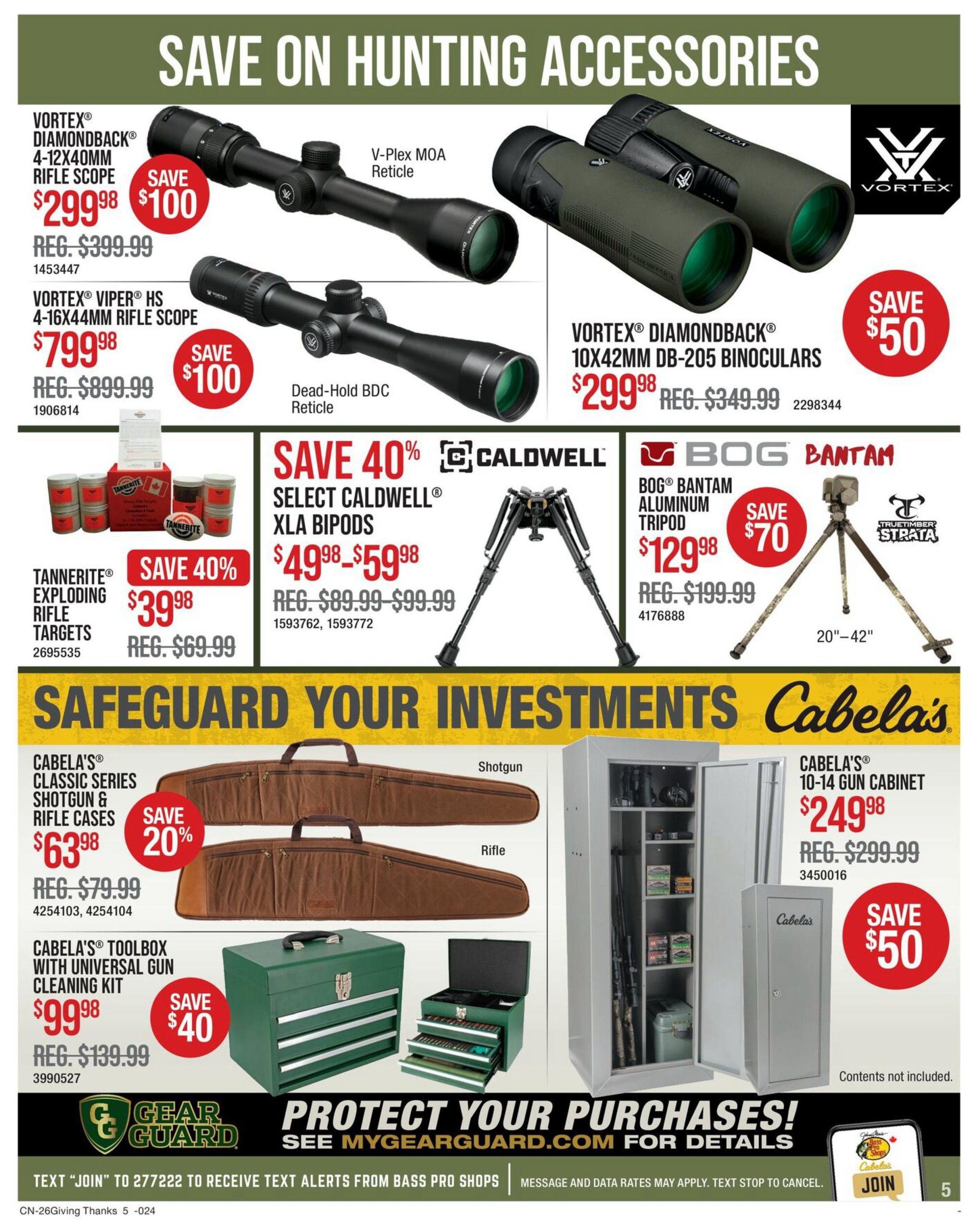 Cabela's Flyer October 8 to 21