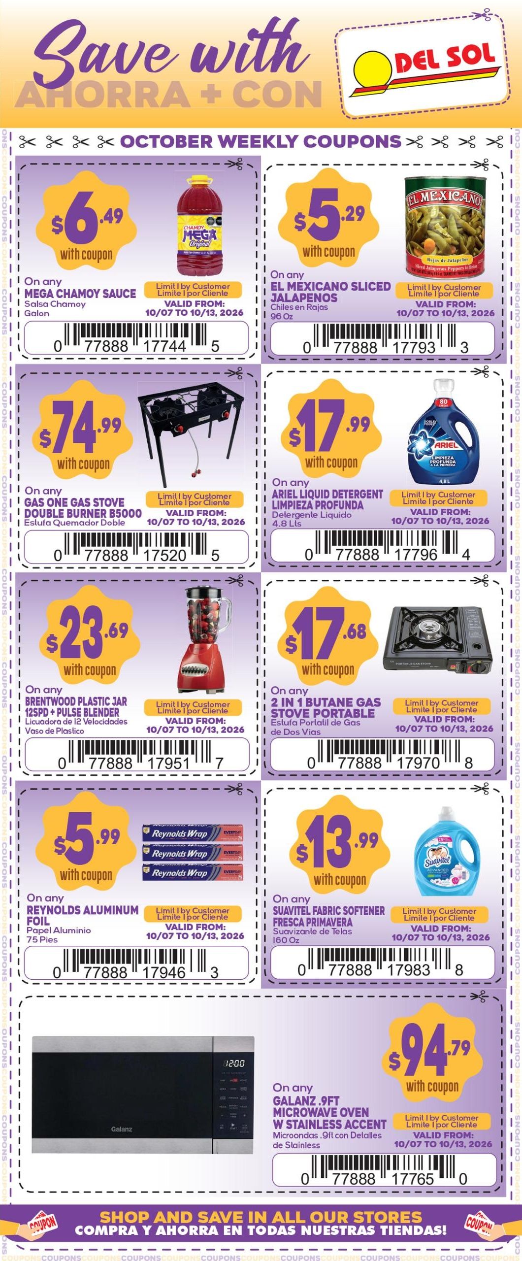 Del Sol IGA Weekly Ad October 7 - 13, 2026