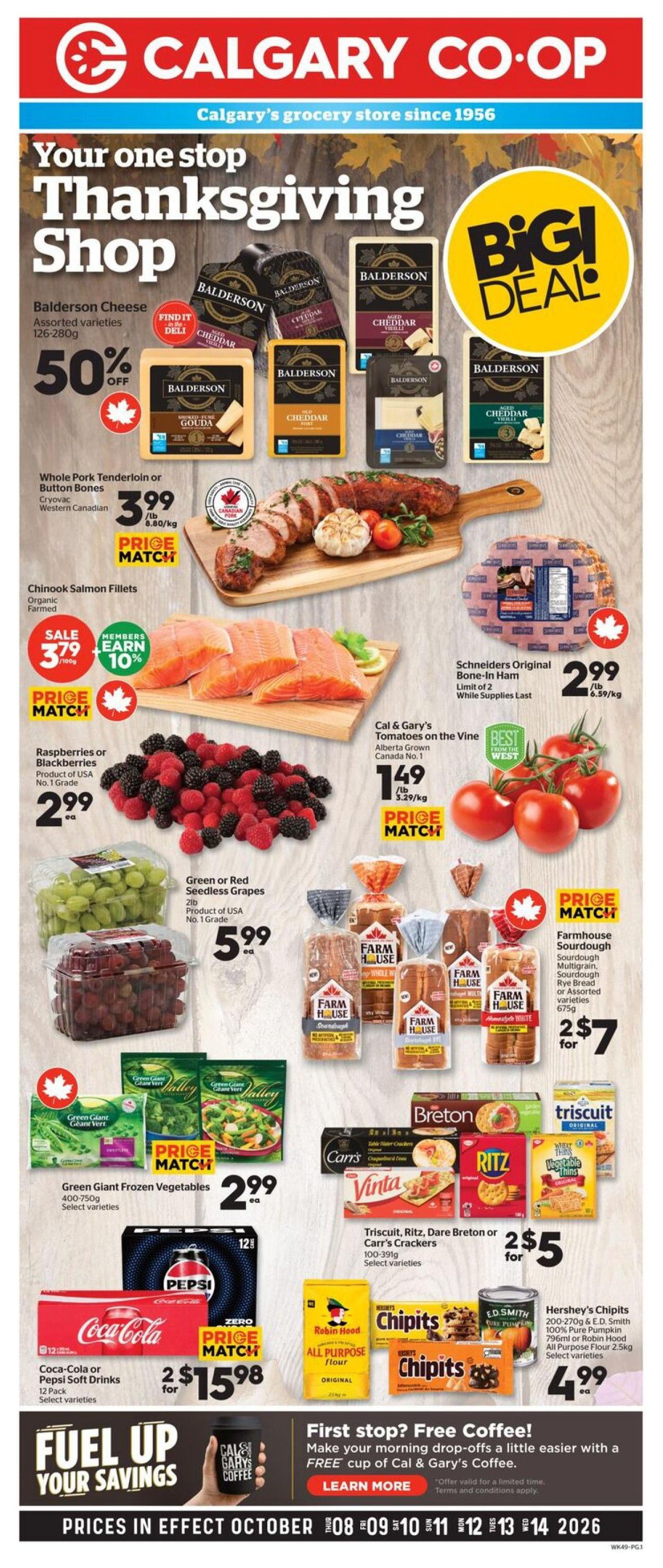 Calgary Co-op Flyer October 8 to 14