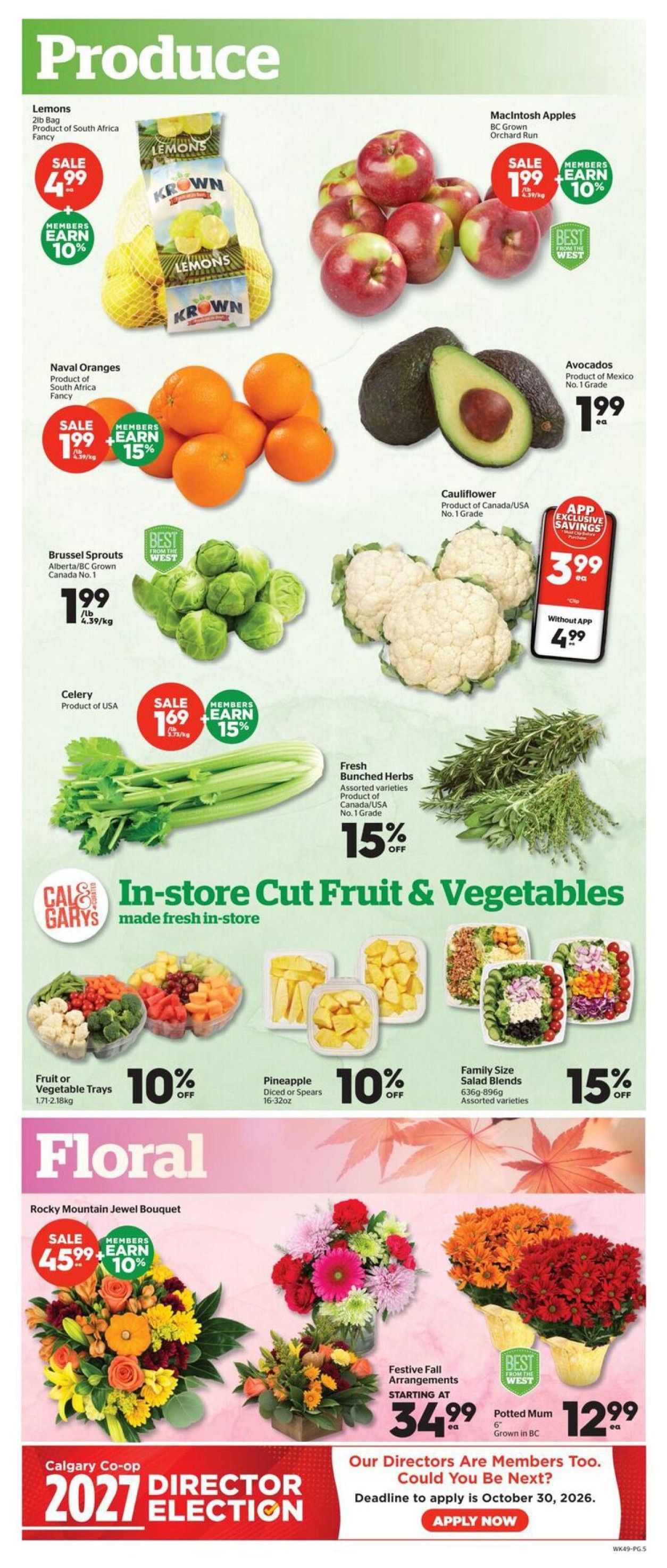 Calgary Co-op Flyer October 8 to 14