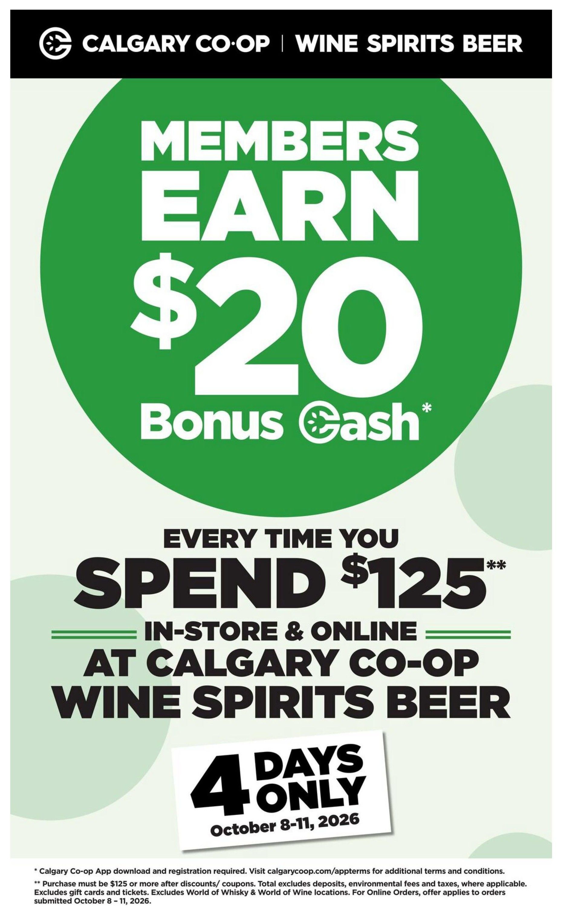Calgary Co-op SWCB Flyer October 8 to 14