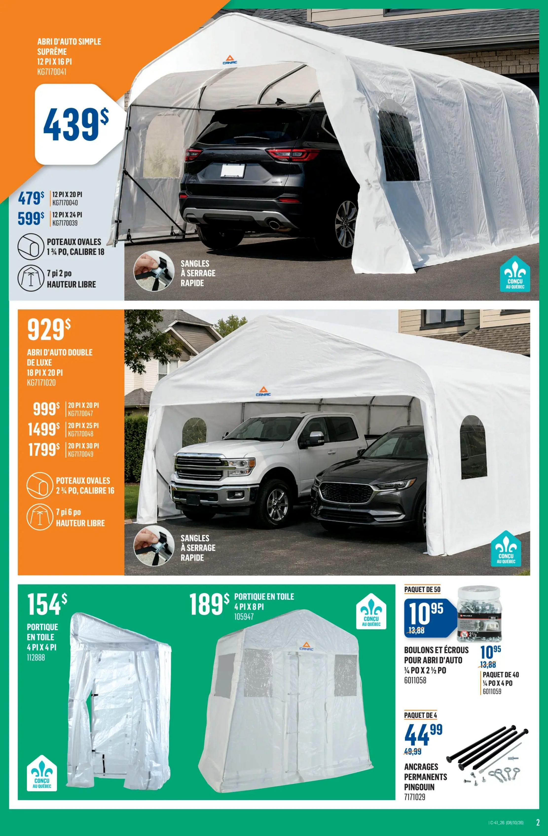 Canac Flyer October 8 to 14