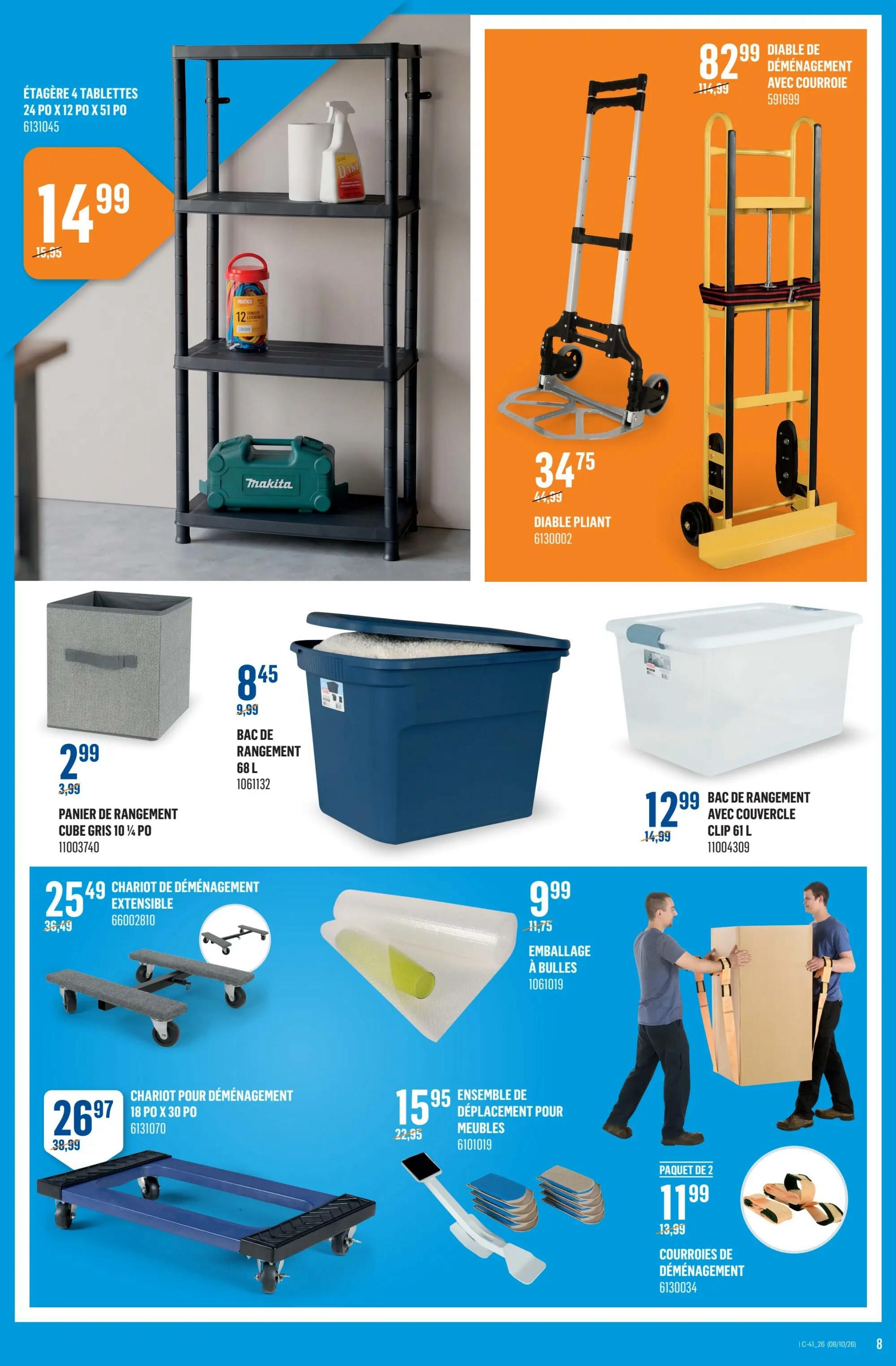 Canac Flyer October 8 to 14