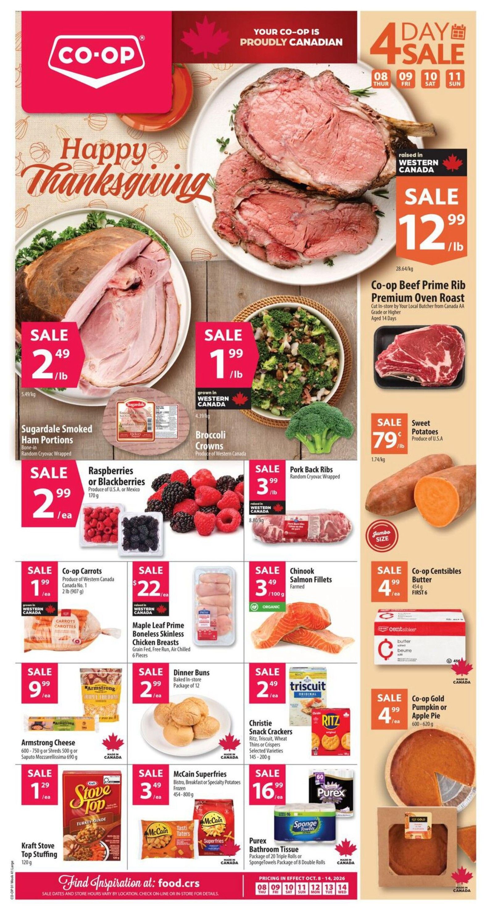Co-op (West) Food Store Flyer October 8 to 14