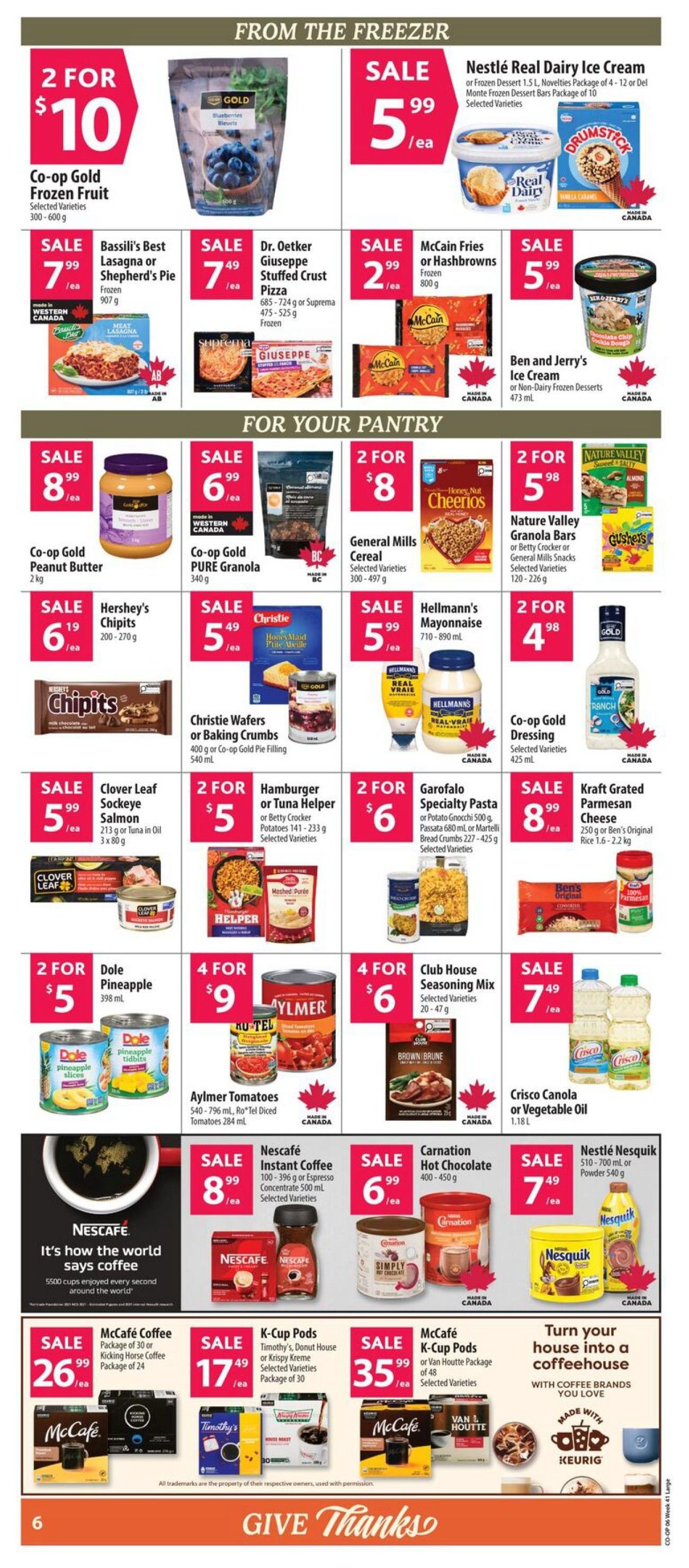 Co-op (West) Food Store Flyer October 8 to 14