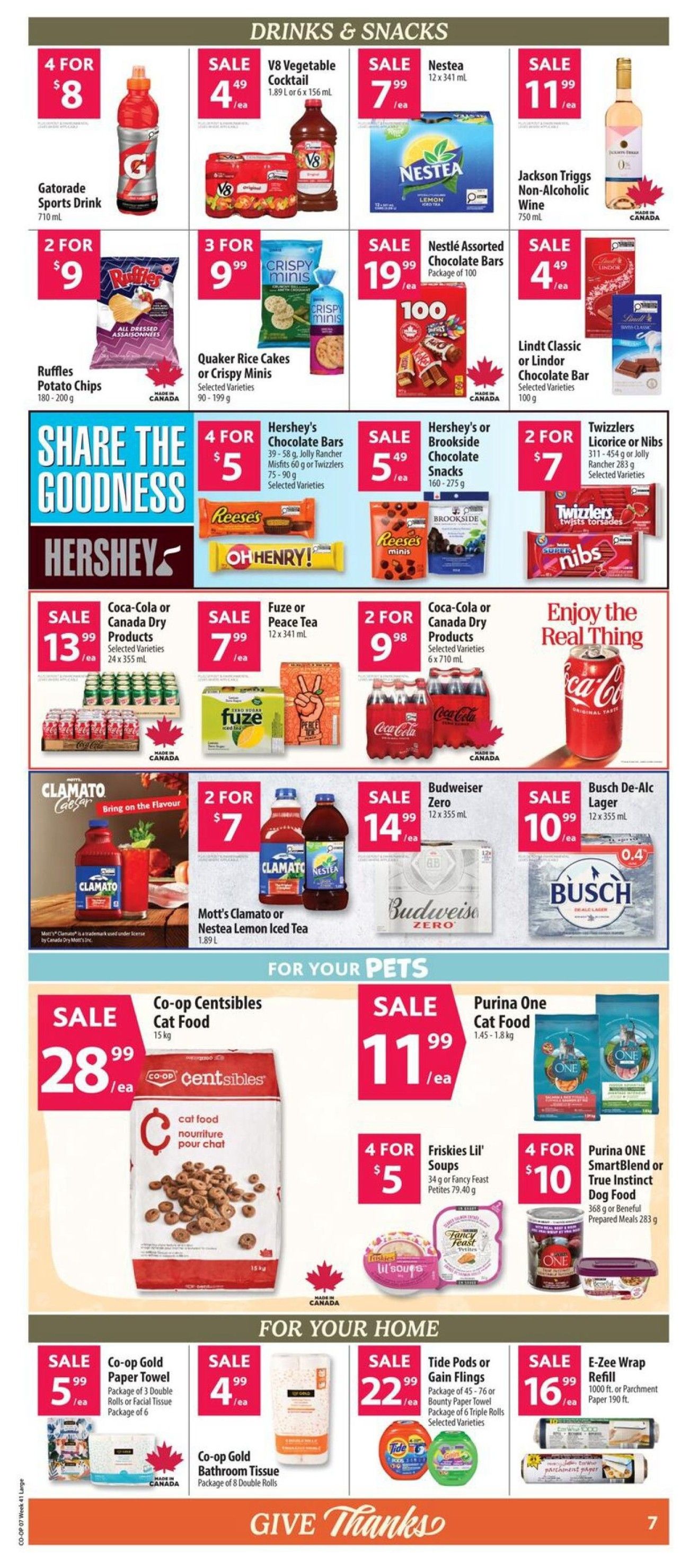 Co-op (West) Food Store Flyer October 8 to 14