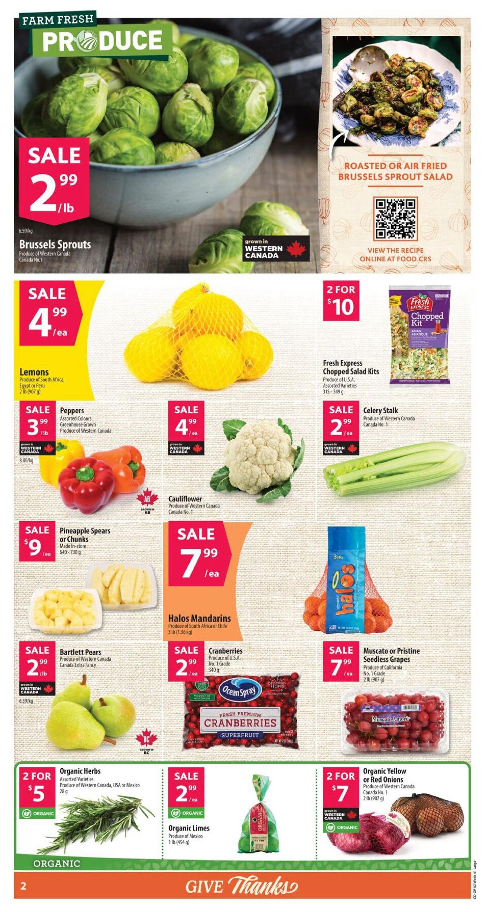 Co-op (West) Food Store Flyer October 8 to 14