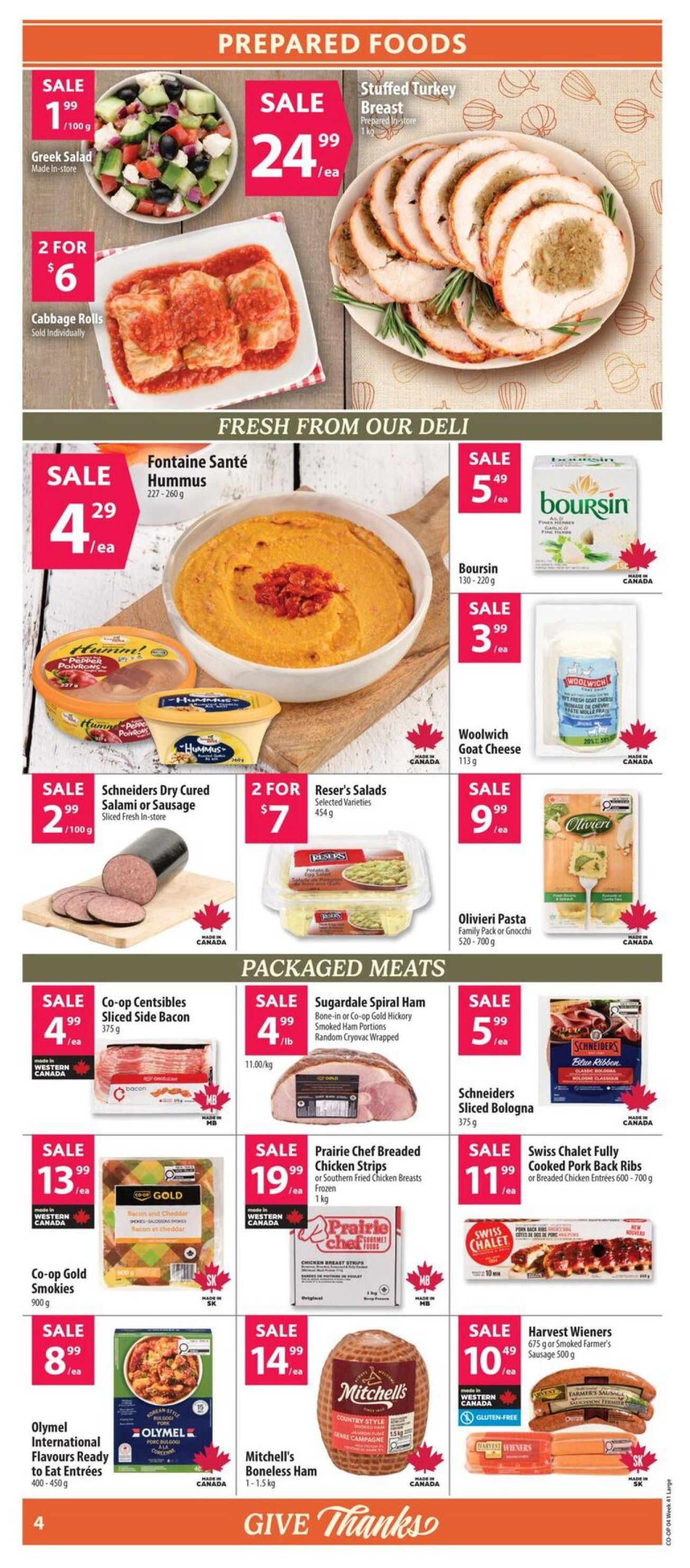 Co-op (West) Food Store Flyer October 8 to 14