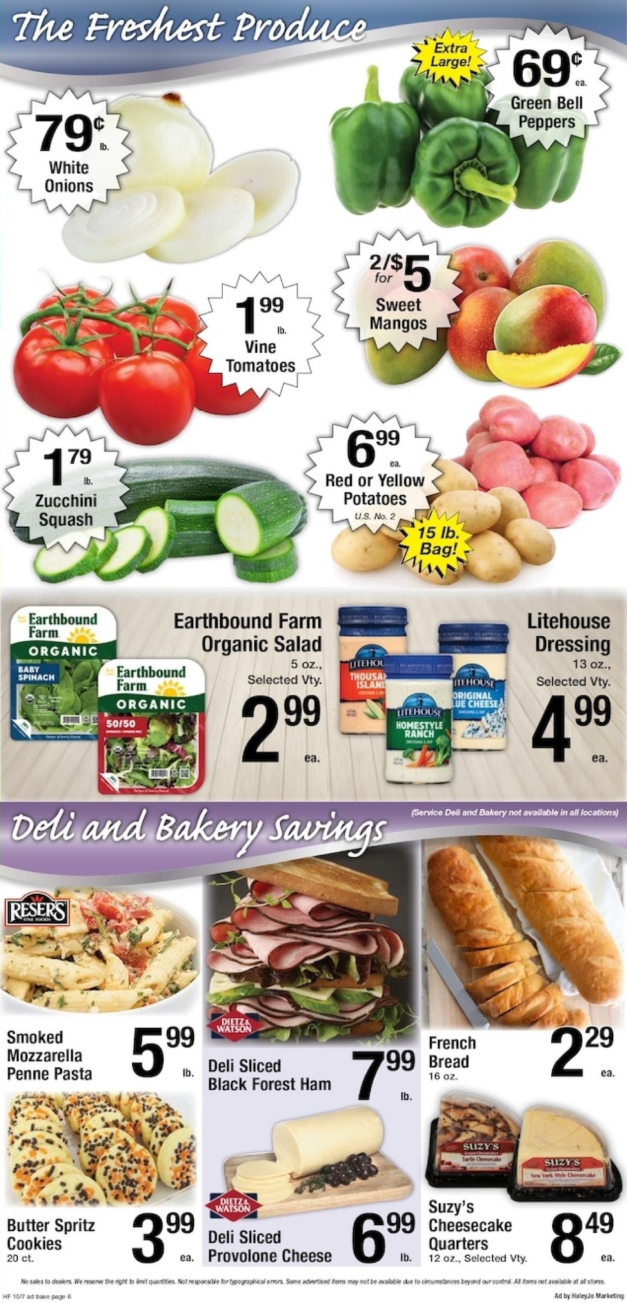 Harvest Foods Weekly Ad October 7 - 13, 2026