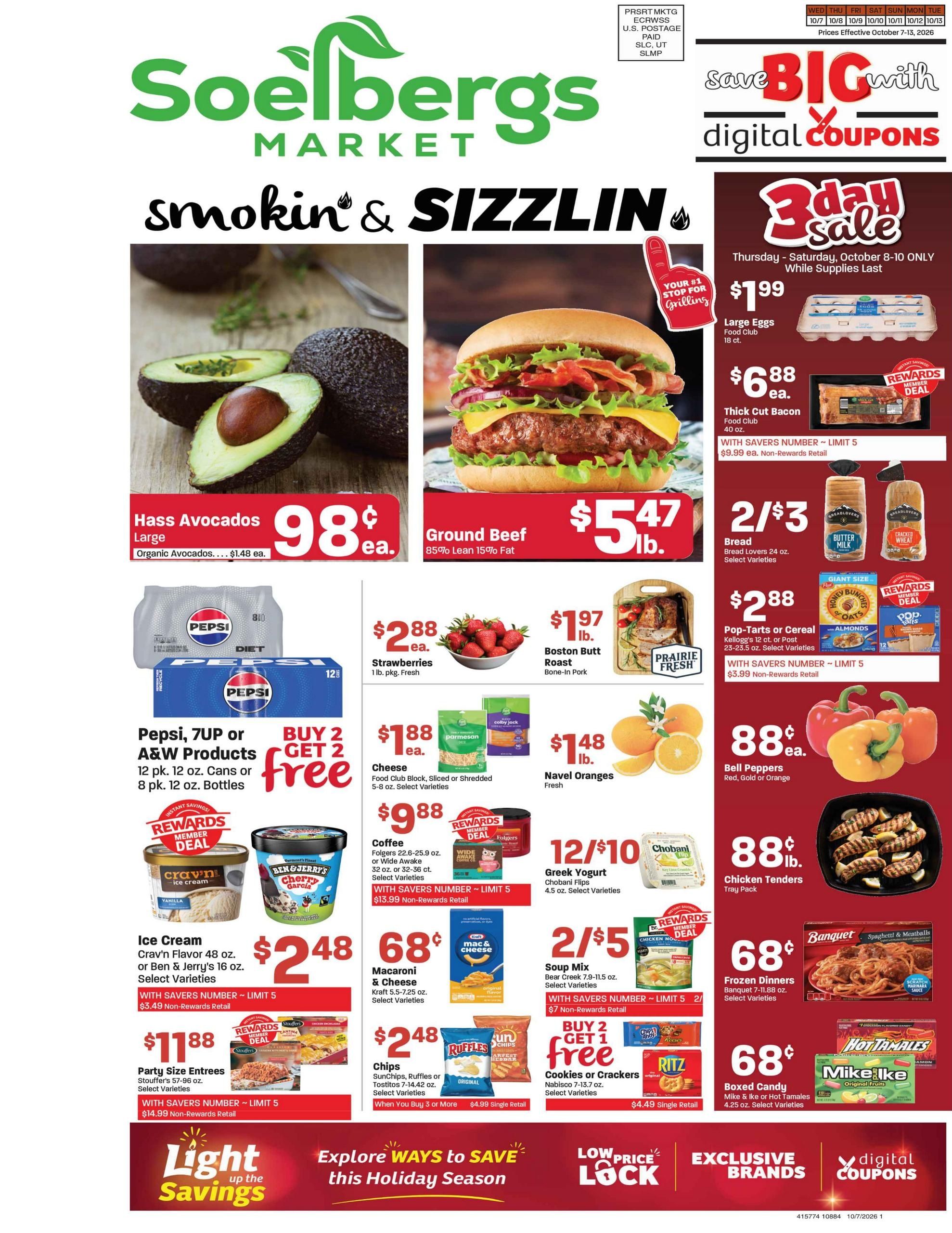 Soelberg's Market Weekly Ad October 7 - 13, 2026