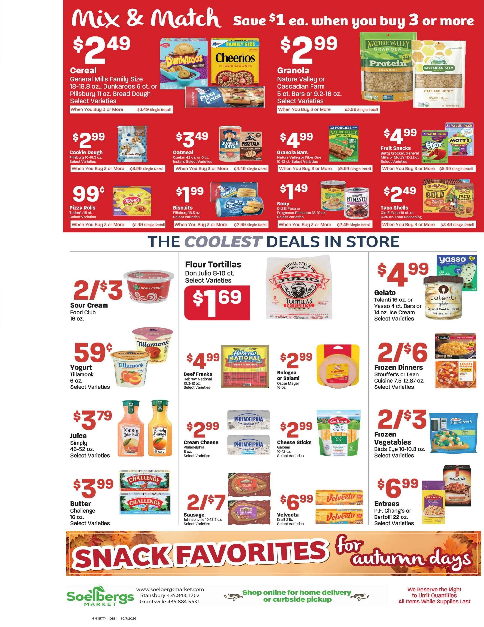 Soelberg's Market Weekly Ad October 7 - 13, 2026