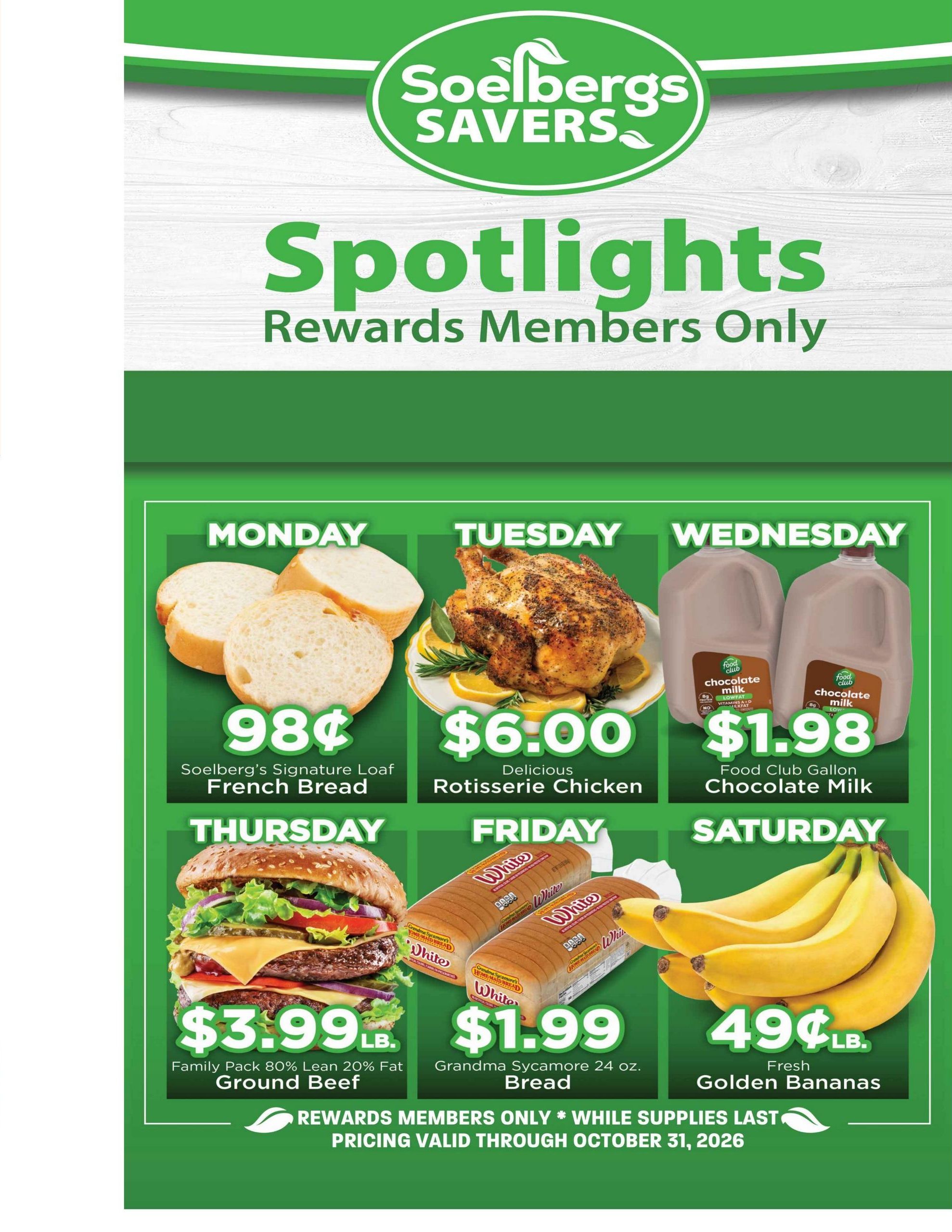 Soelberg's Market Weekly Ad October 7 - 13, 2026